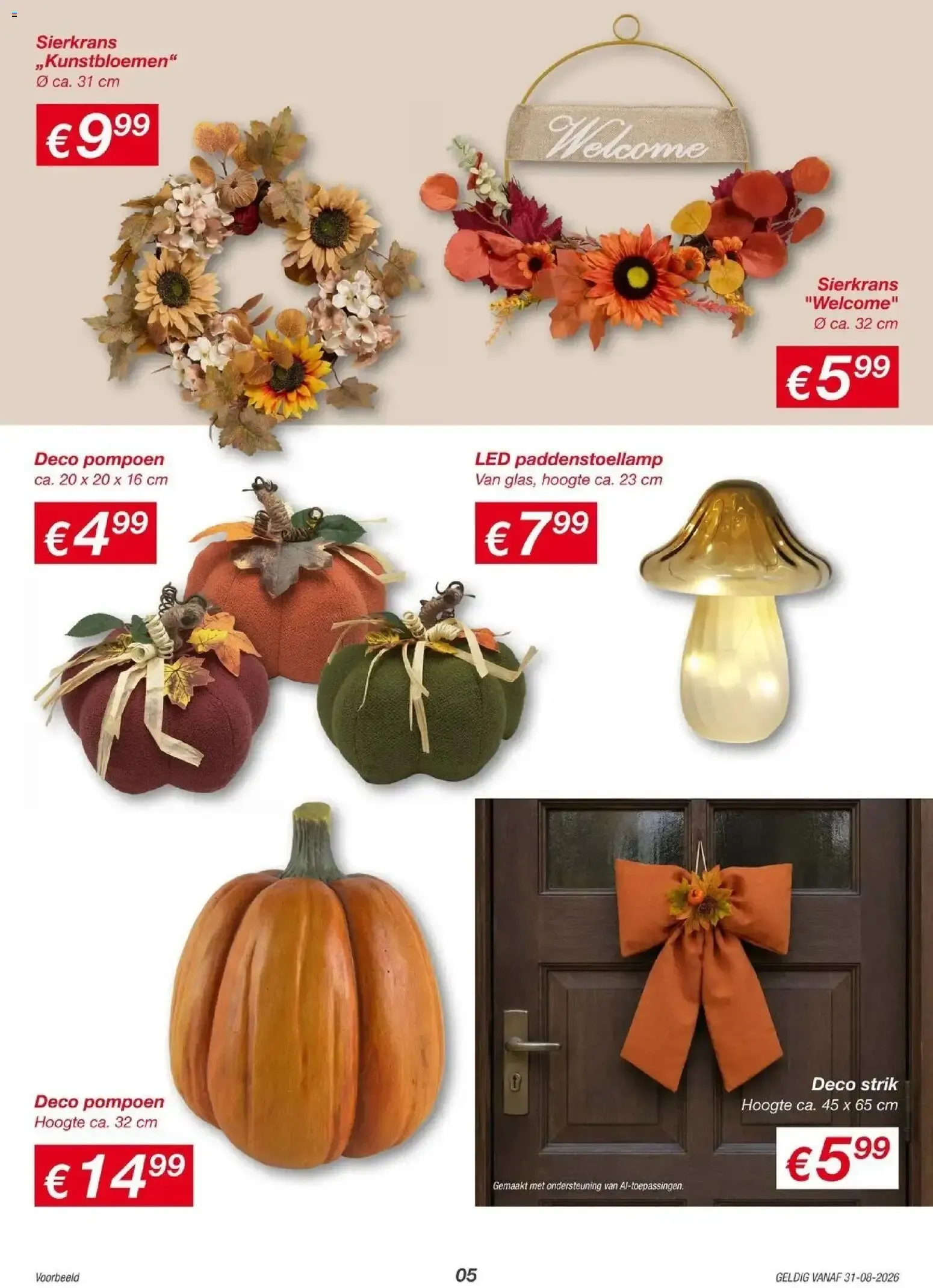 Meer voor de Herfst en de Bijzondere Momenten (Kik Herfstdecoraties) van 31 augustus tot 6 september 2026 - Folder pagina 5