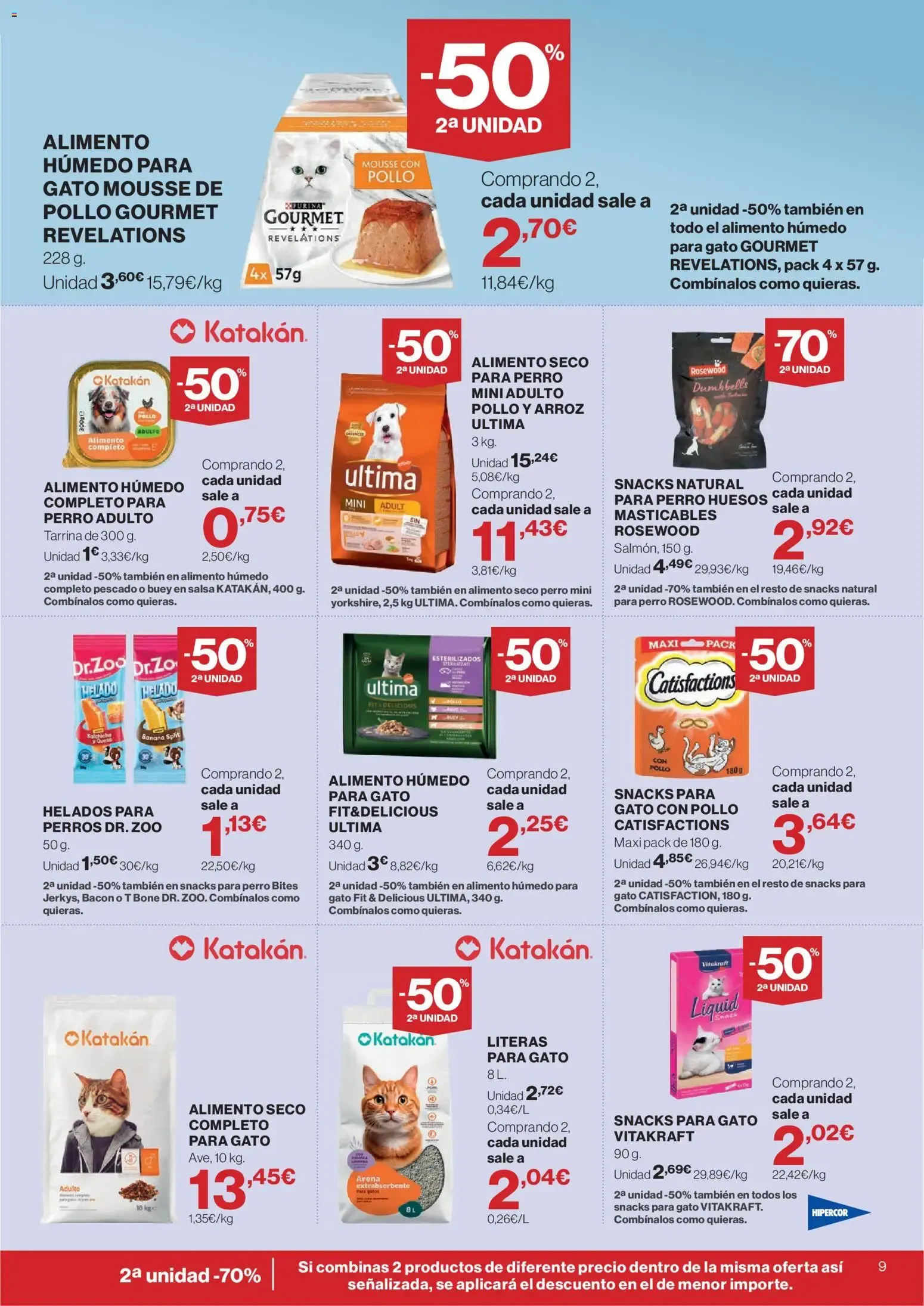 Catálogo de Ofertas Hipercor: 50% en 2da unidad y Bajada de Precios 16 de julio al 29 de julio 2026 - Página 9