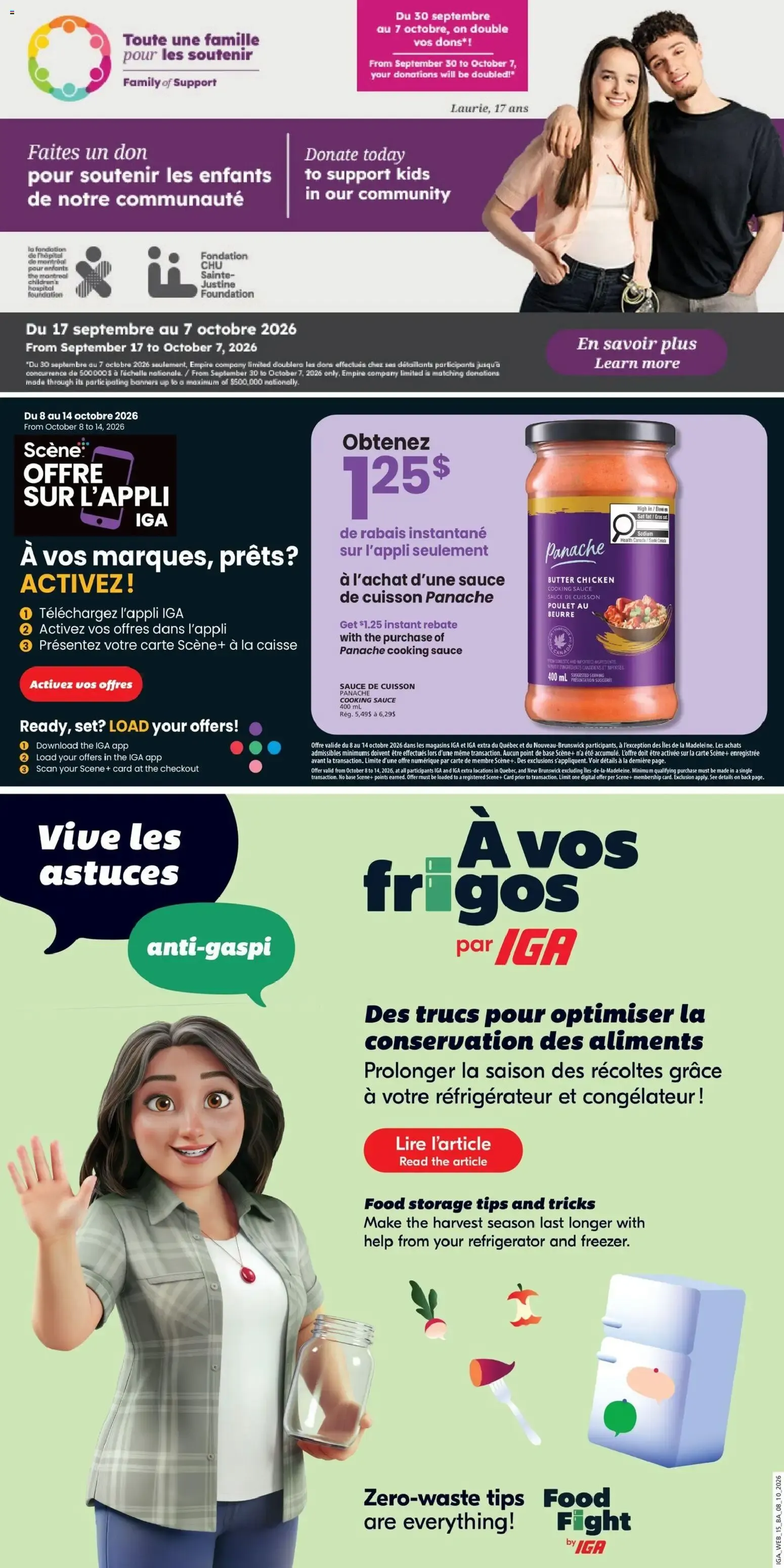 IGA weekly flyer / circulaire from Oct 8, 2026 > weekly specials & deals from October 8 to October 14 2026 - flyer page 18