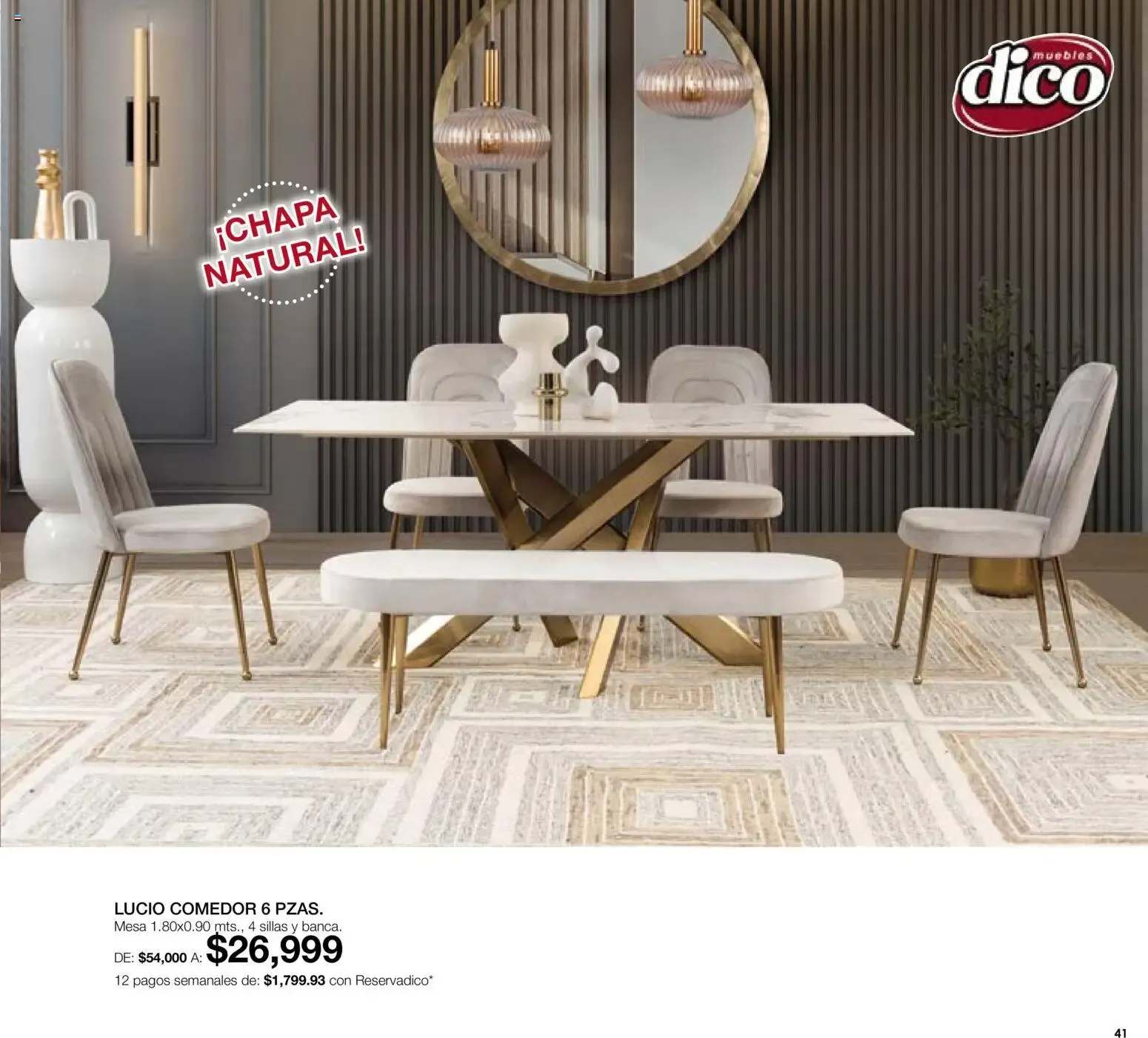 Catálogo de Muebles Dico - Medio Año Medio Precio 1 de julio al 31 de julio 2026 - Pagina 41