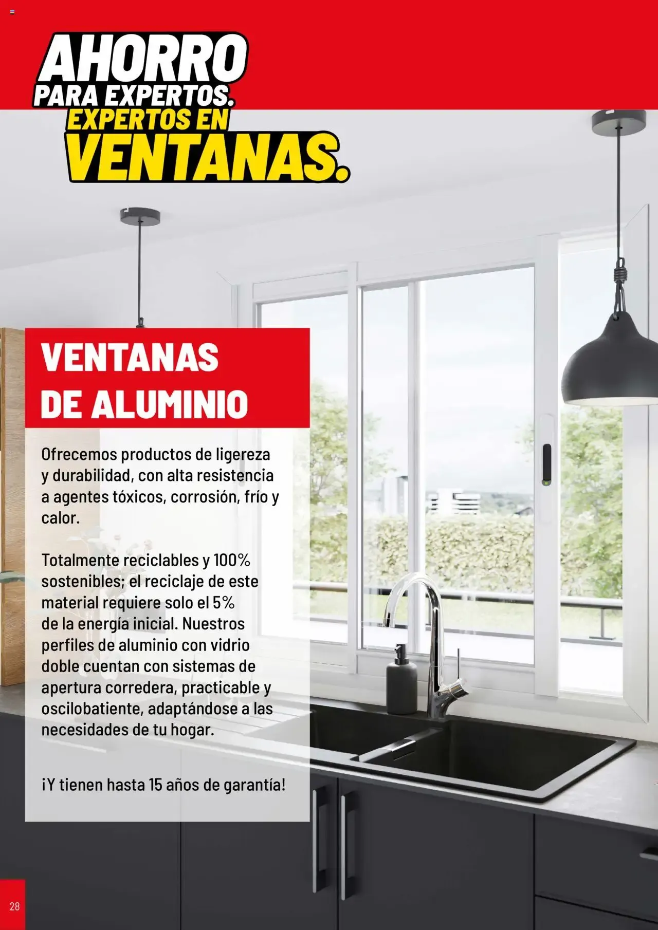 Catálogo de Brico Depôt Catálogo Puertas y Ventanas 2025 23 de julio al 30 de junio 2026 - Página 28