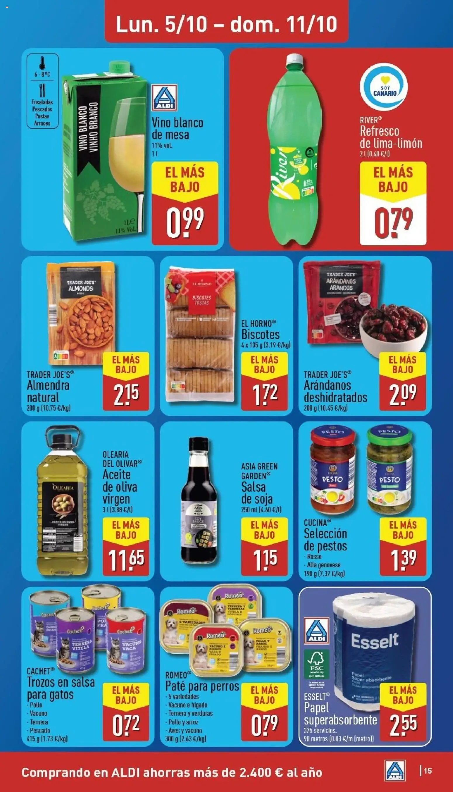 Catálogo de Aldi folleto Canarias del 05/10/2026 | Catálogo 5 de octubre al 11 de octubre 2026 - Página 15