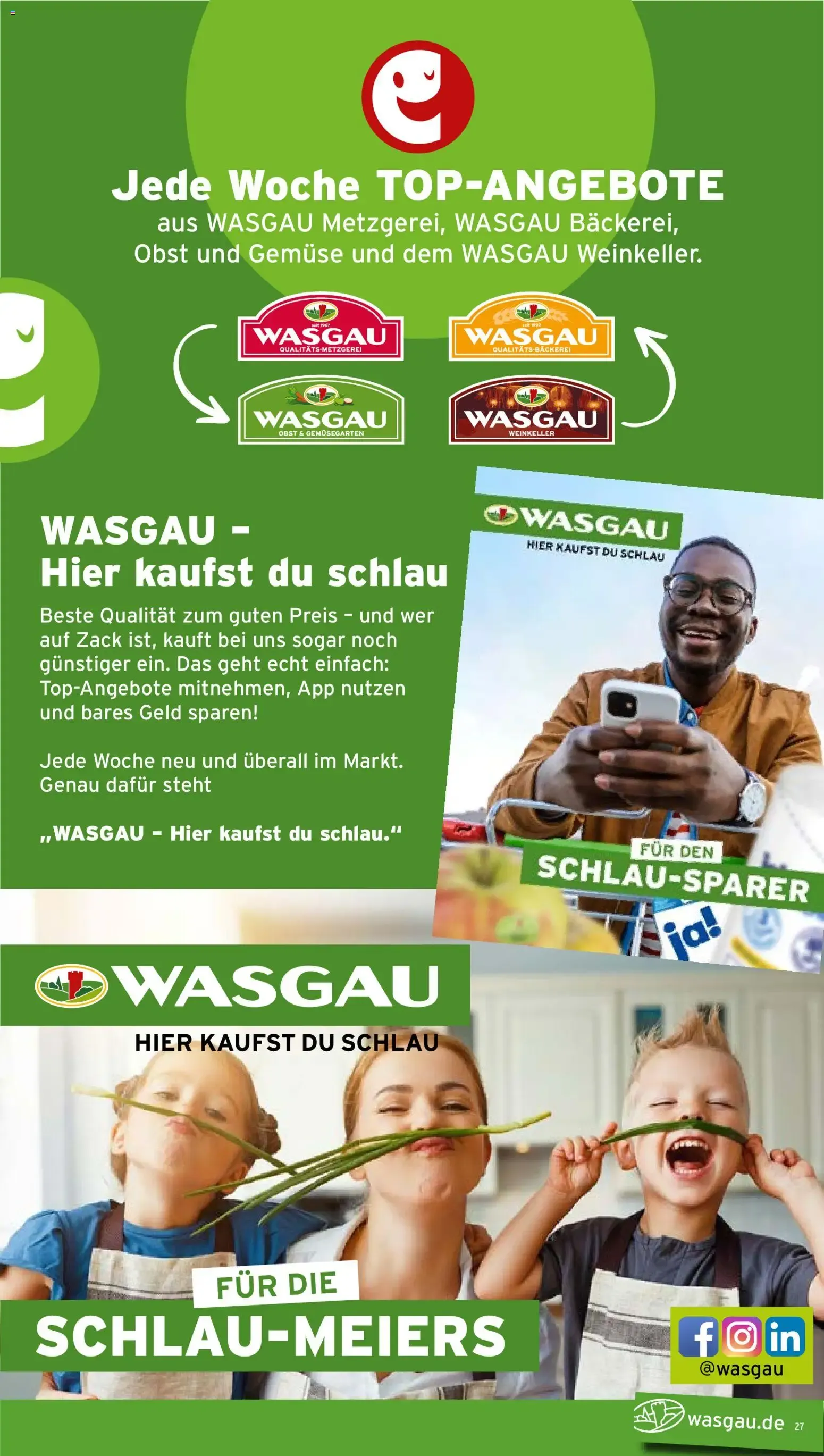 Wasgau Prospekt (ab 03.08.2026) zum Blättern von 3. August bis 8. August 2026 - Prospekt seite 27