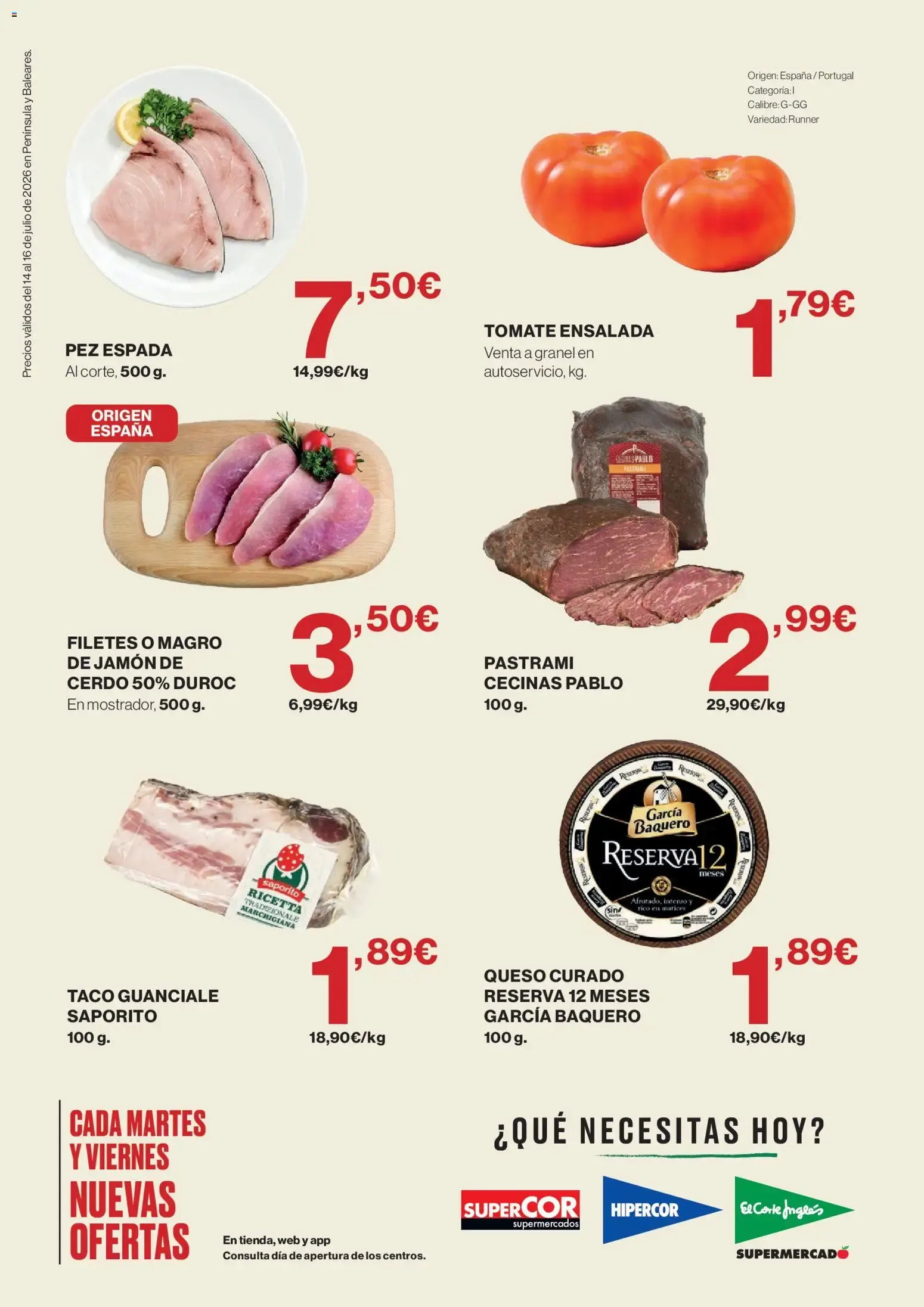 Catálogo de Hipercor Solo 3 días del 14/07/2026 | folleto 14 de julio al 16 de julio 2026 - Página 2