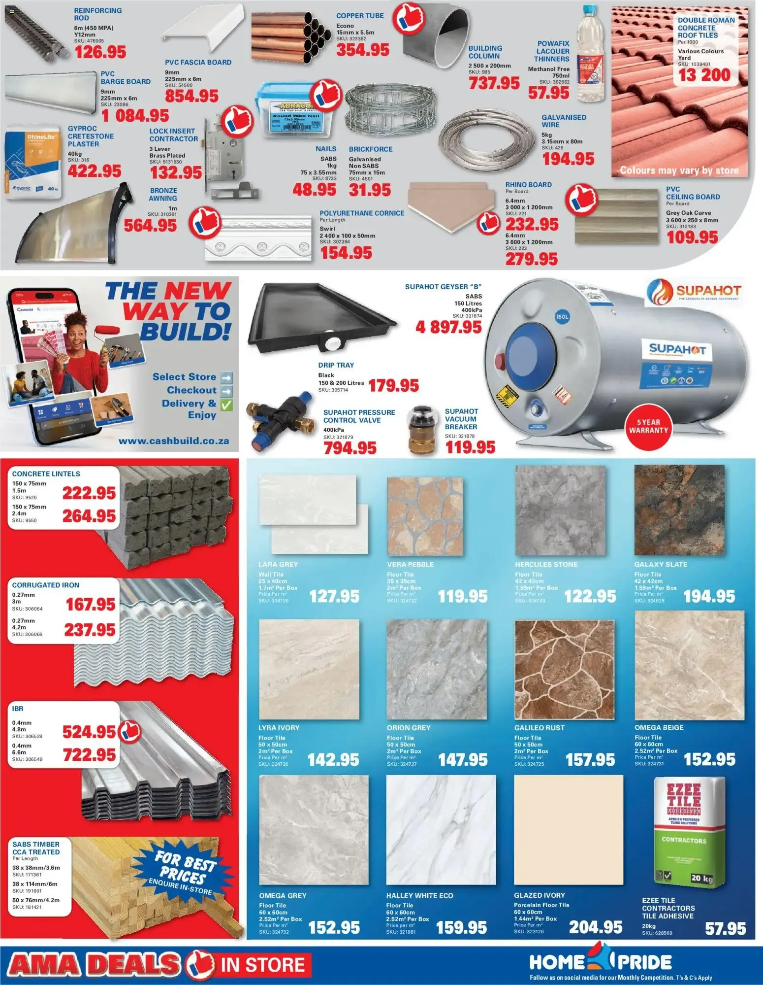 Cashbuild - Harvest Water for Tomorrow - Water Tanks & Gardening Tools from 24 August to 20 September 2026 - Catalogue Page 2