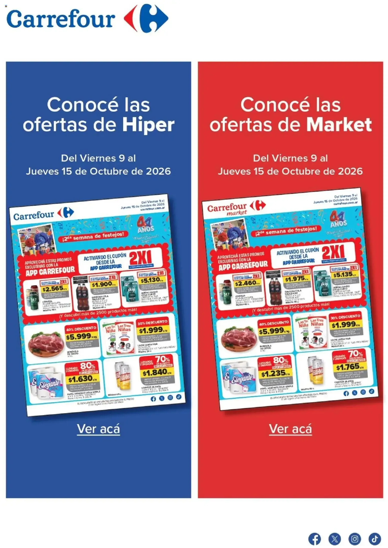 Ofertas de Carrefour Ofertas || del 09/10/2026 - 15/10/2026 || Promociones 9 de octubre al 15 de octubre 2026 - Página 1 del catálogo