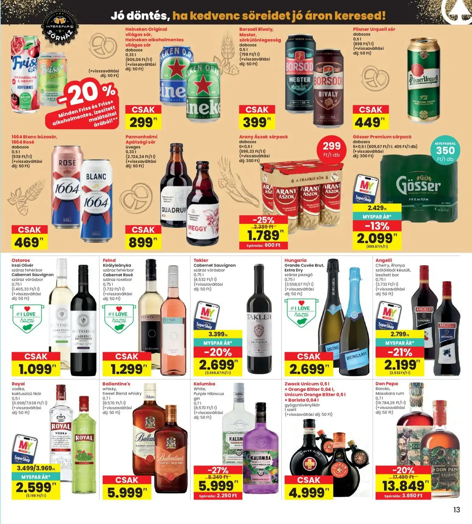 Katalógus Interspar: 35 éves jubileum - Szülinapi szenzáció! október 15.-tól október 21.-ig 2026. - Oldal 13