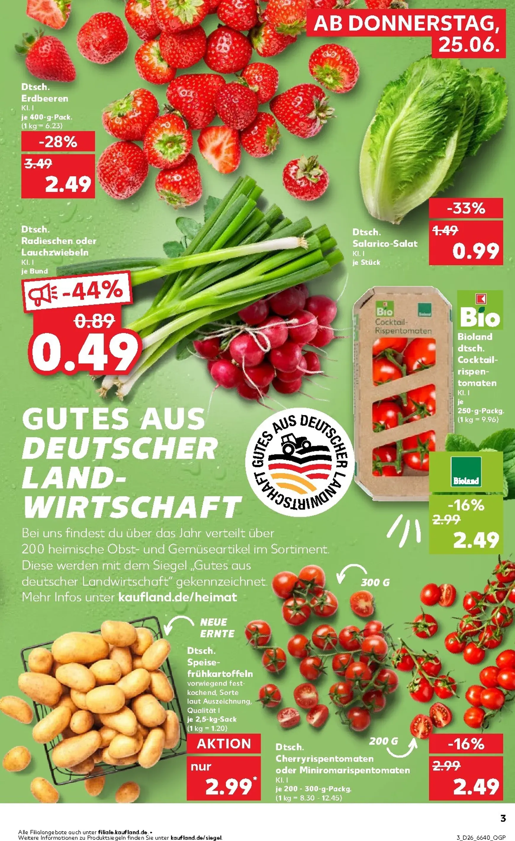 Neuer Kaufland Prospekt – von Donnerstag 25.06.2026 bis Mittwoch 01.07.2026 von 25. Juni bis 1. Juli 2026 - Prospekt seite 3
