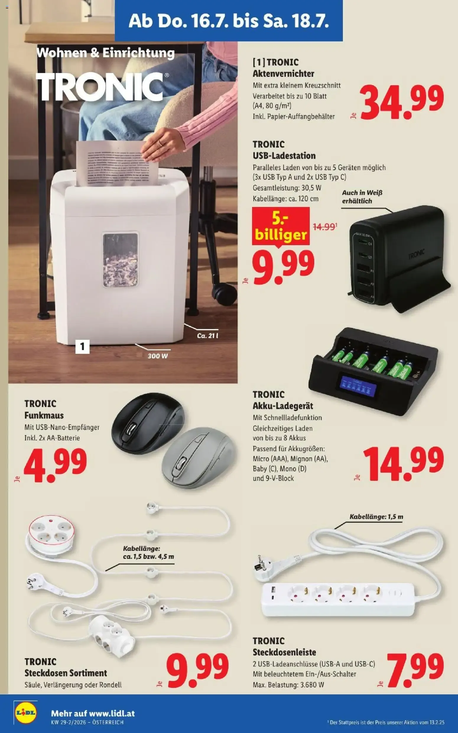 Lidl Flugblatt von 16. Juli bis 22. Juli 2026 - Flugblätt seite 21