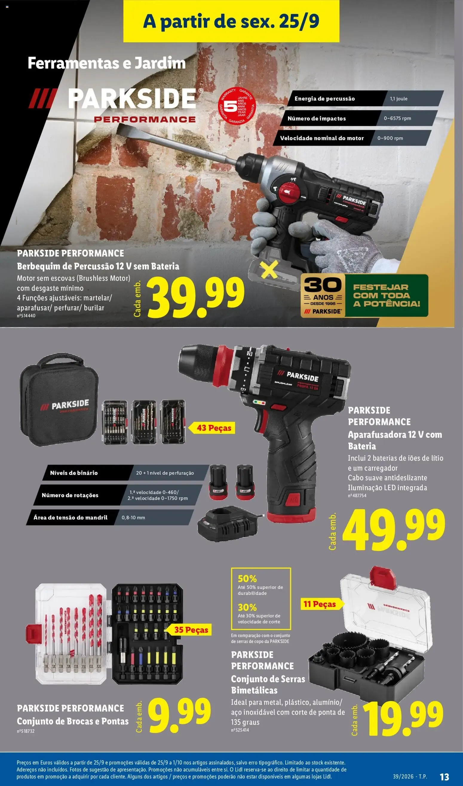 Folheto Lidl Promoções Fim de Semana » de 25/09/2026 - 27/09/2026 de 25 de setembro até 27 de setembro 2026 - Pagina 13