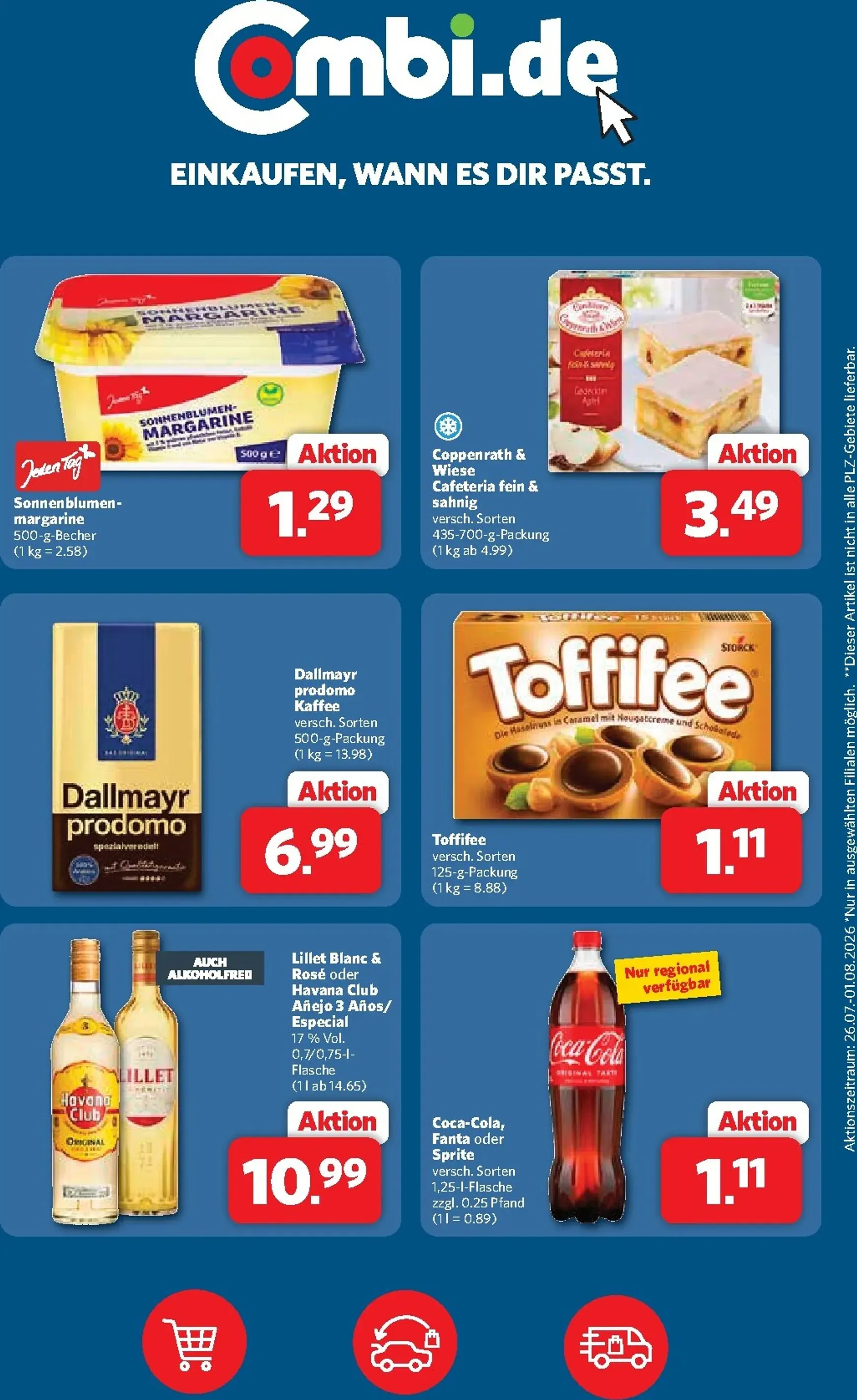 Combi - Wochen Knaller Prospekt – von Sonntag 26.07.2026 bis Samstag 01.08.2026 von 26. Juli bis 1. August 2026 - Prospekt seite 2
