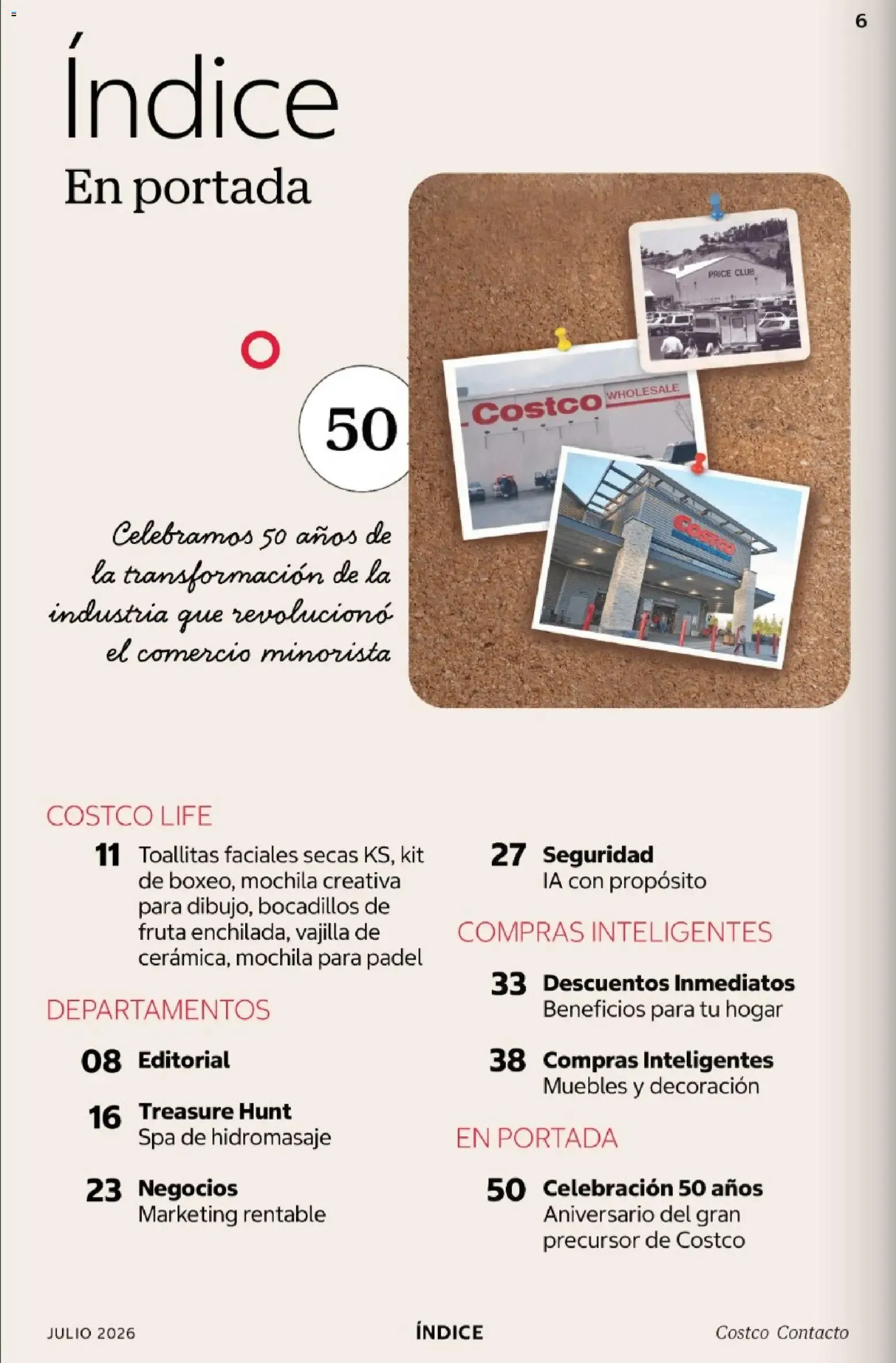 Catálogo de Revista digital Contacto Costco: 50 años 1 de julio al 31 de julio 2026 - Pagina 6