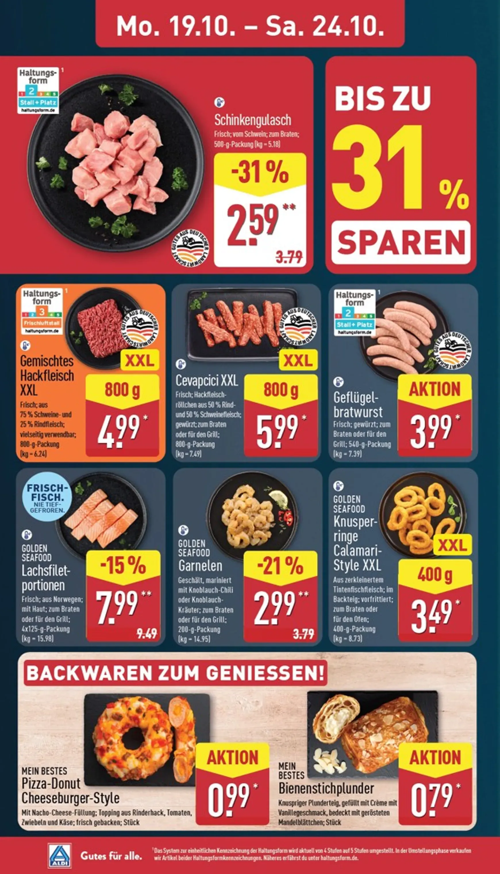 ALDI: Gutes für alle. Zum ALDI Preis. von 19. Oktober bis 24. Oktober 2026 - Prospekt seite 4