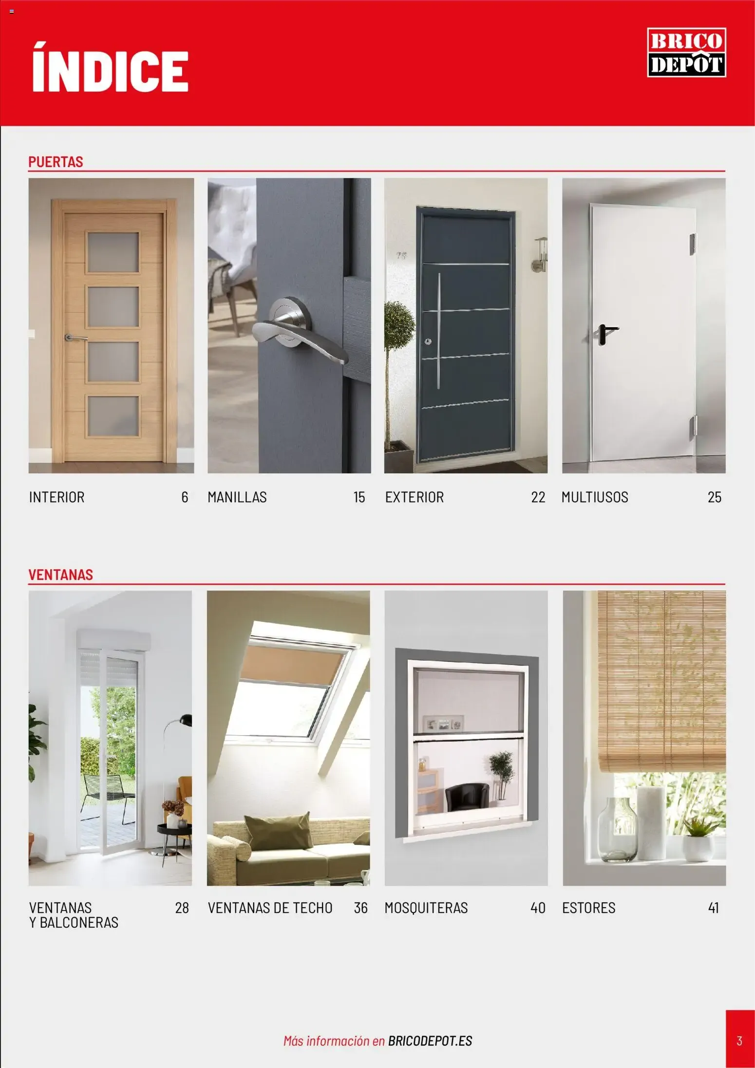 Catálogo de Brico Depôt Catálogo Puertas y Ventanas 2026 7 de octubre al 31 de diciembre 2026 - Página 3