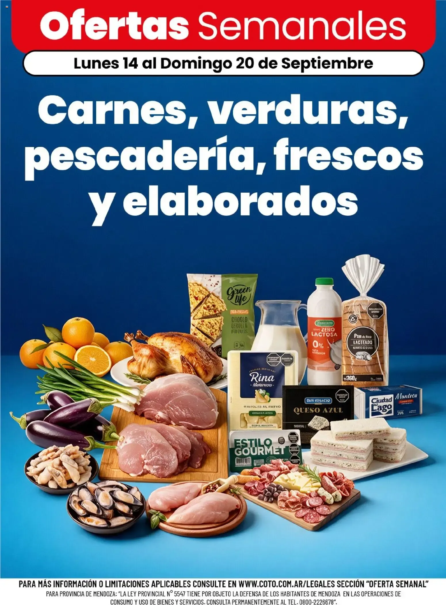 Ofertas de Ofertas Semanales de Carnes, Verduras, Pescadería, Frescos y Elaborados 14 de septiembre al 20 de septiembre 2026 - Página 1 del catálogo