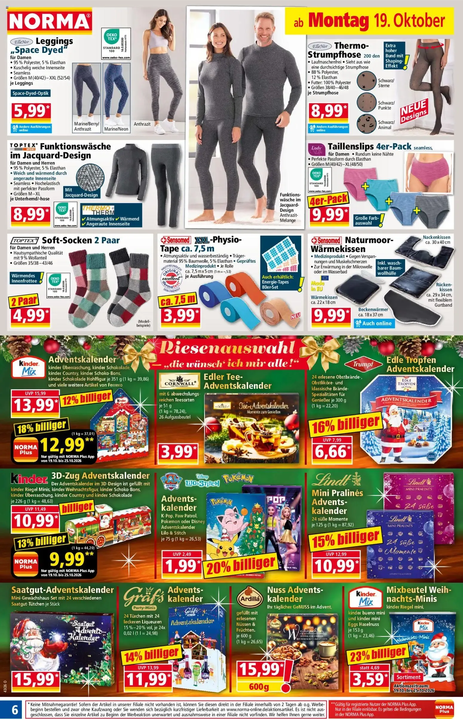 NORMA Mehr fürs Geld. von 19. Oktober bis 24. Oktober 2026 - Prospekt seite 6