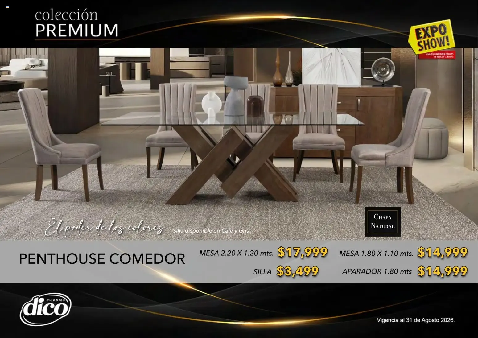 Catálogo de Muebles Dico Catálogo: Colección Premium y Expo Show! 1 de agosto al 31 de agosto 2026 - Pagina 32