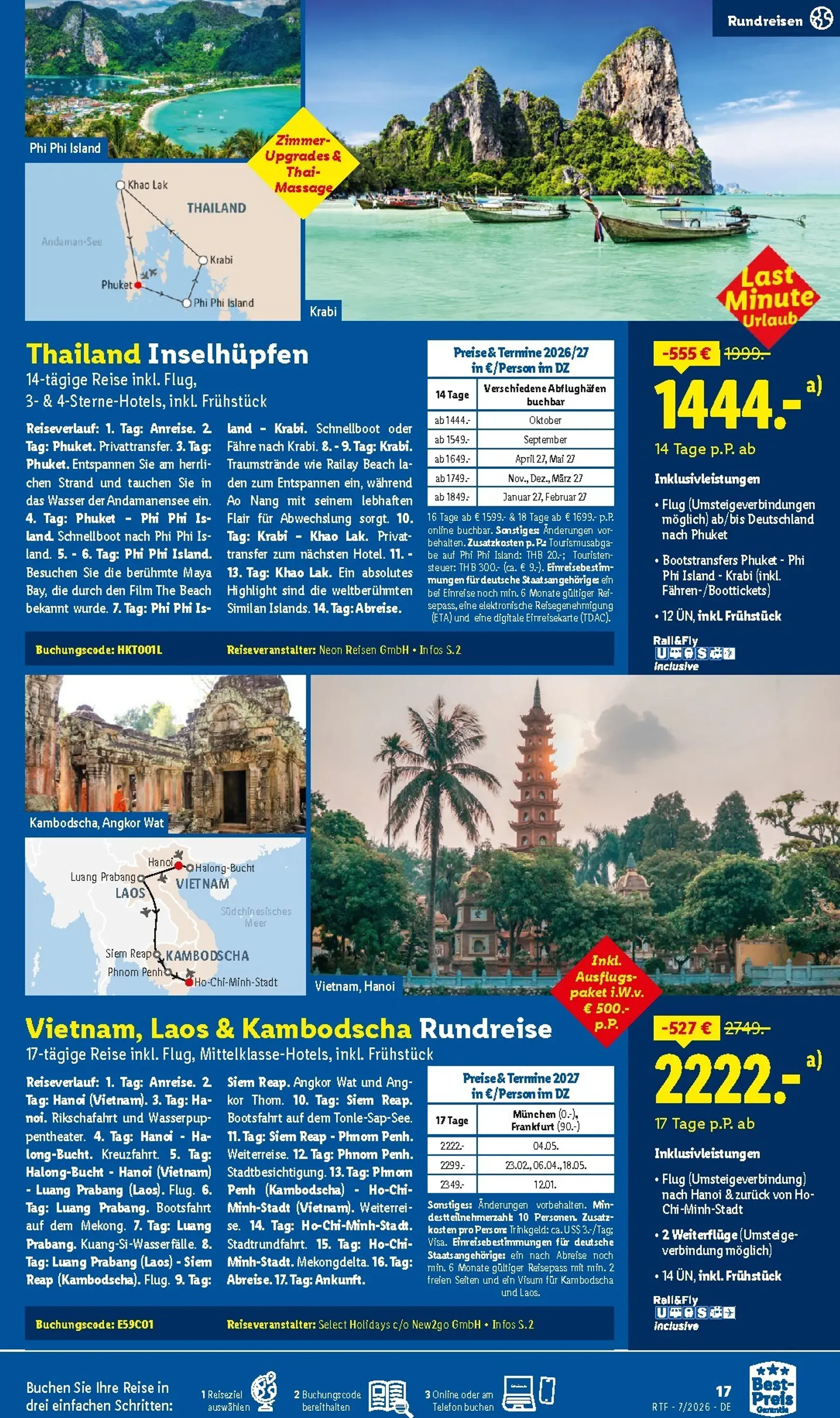 Lidl Reisen: Auf die Berge, fertig, los. Last Minute Urlaub von 15. Juli bis 15. August 2026 - Prospekt seite 17