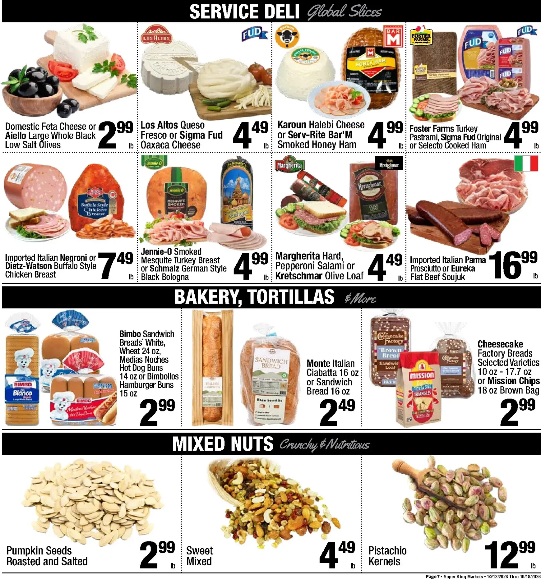 Weekly ad Current Super King leaflet valid from Monday 10/12/2026 to Sunday 10/18/2026 from October 12 to October 18 2026 - Page 7