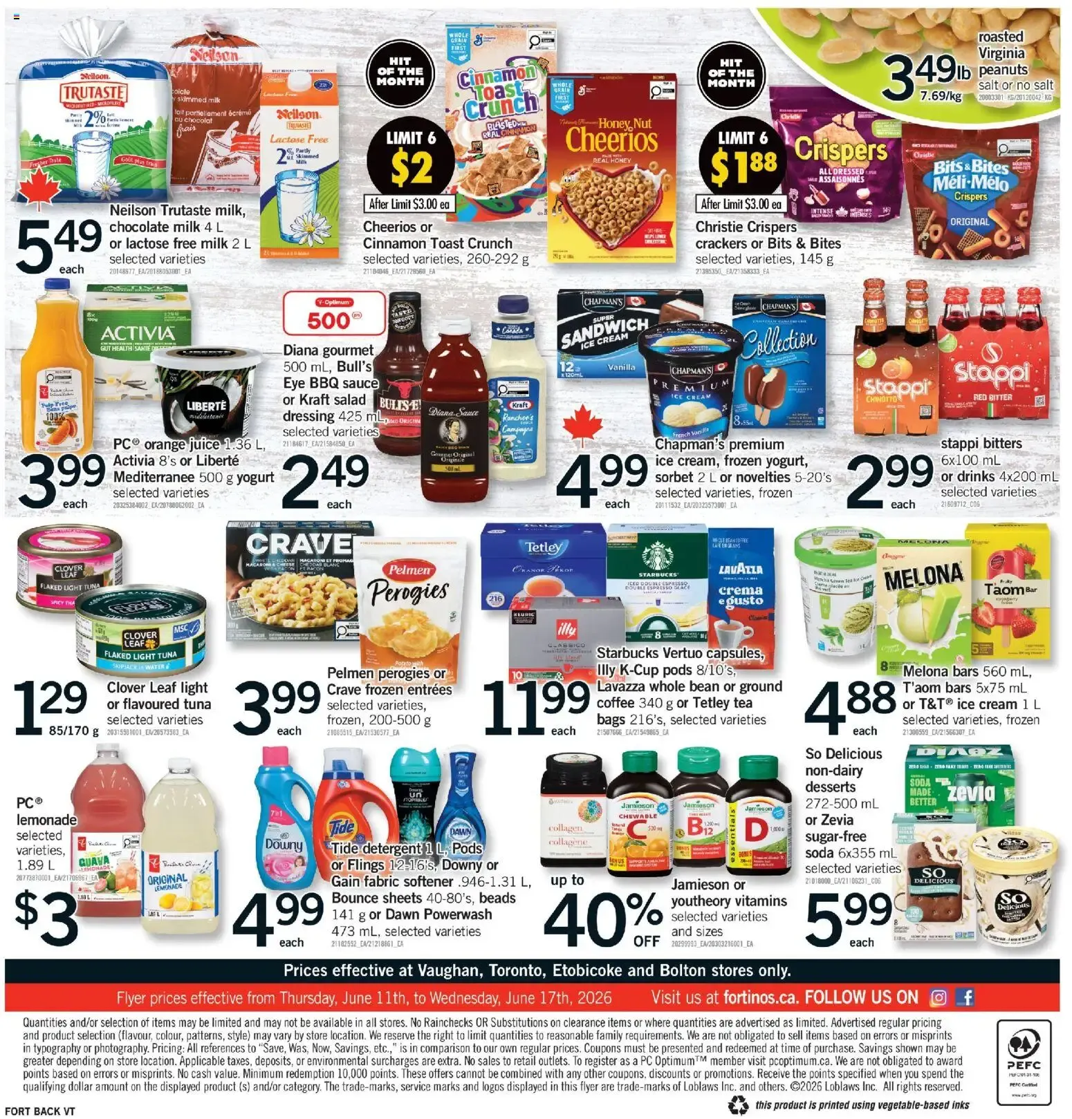 Fortinos weekly flyer / circulaire from Jun 11, 2026 > weekly specials & deals from June 11 to June 17 2026 - flyer page 2