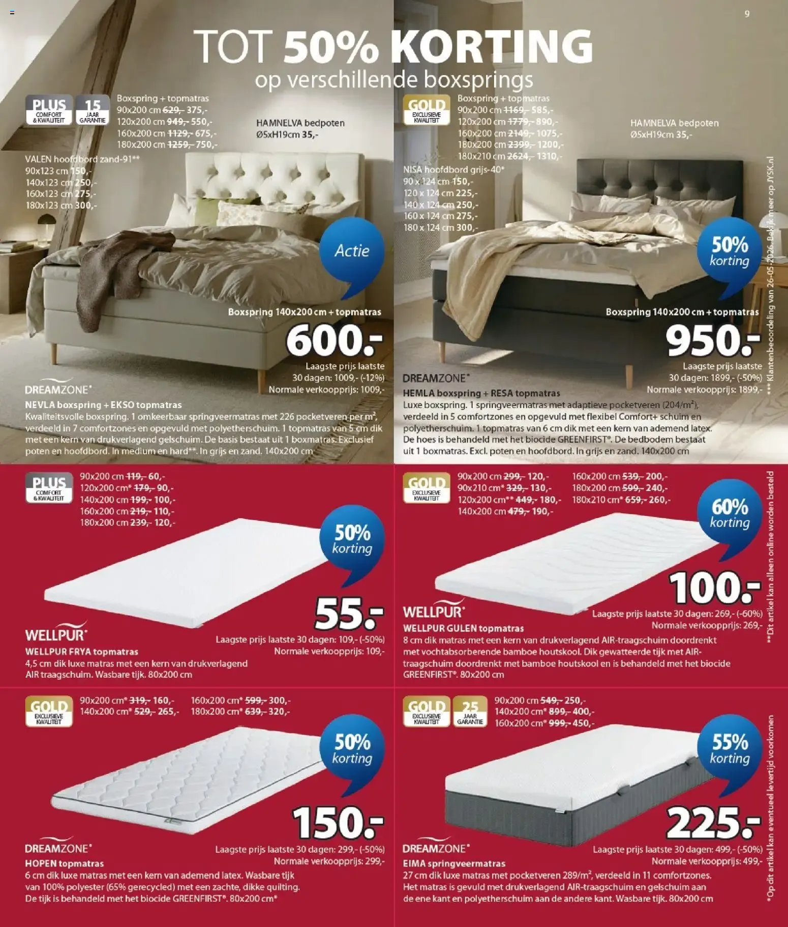 JYSK Tuin opruiming tot 60% korting van 27 juli tot 9 augustus 2026 - Folder pagina 9
