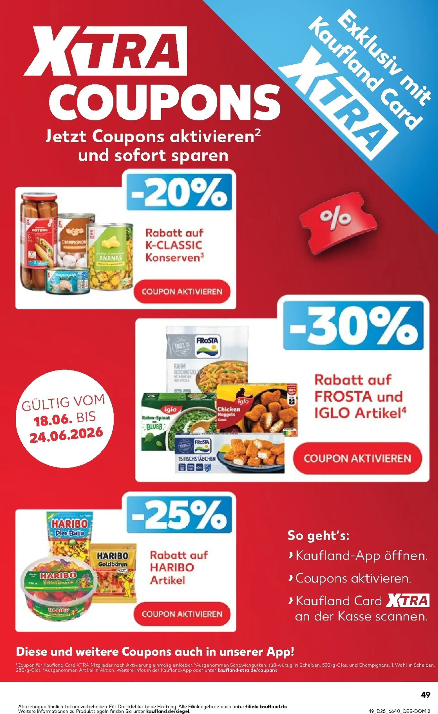 Kaufland Prospekt – von Donnerstag 18.06.2026 bis Mittwoch 24.06.2026 von 18. Juni bis 24. Juni 2026 - Prospekt seite 50