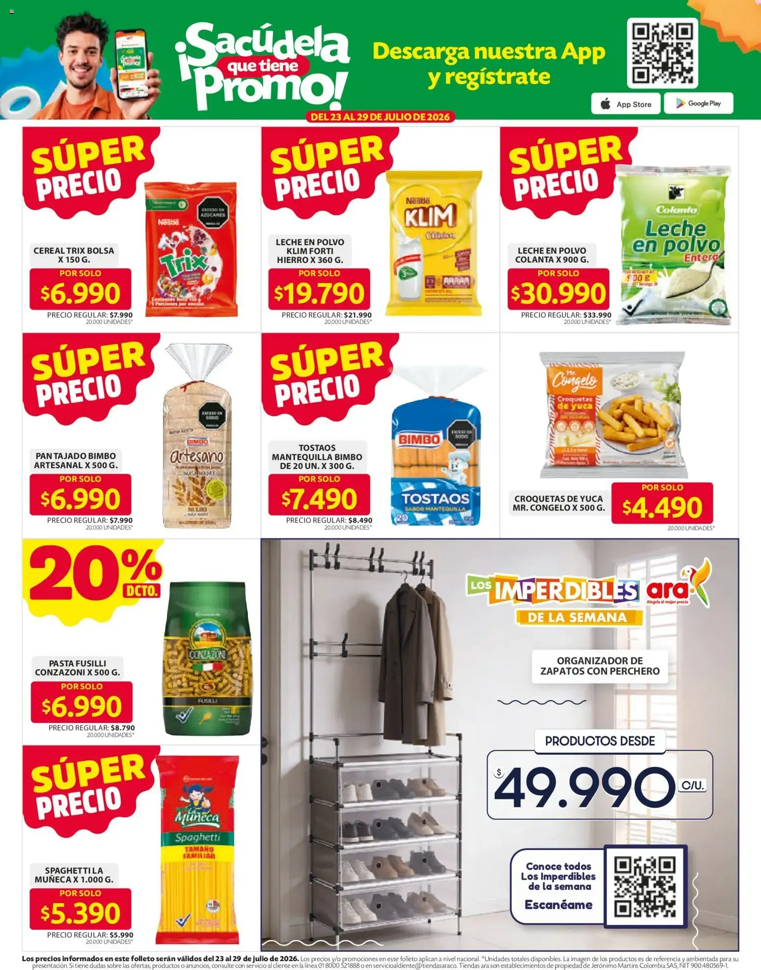 Catalogo de Tiendas Ara: Los Precios Más Bajos 23 de julio al 29 de julio 2026 - Pag 16