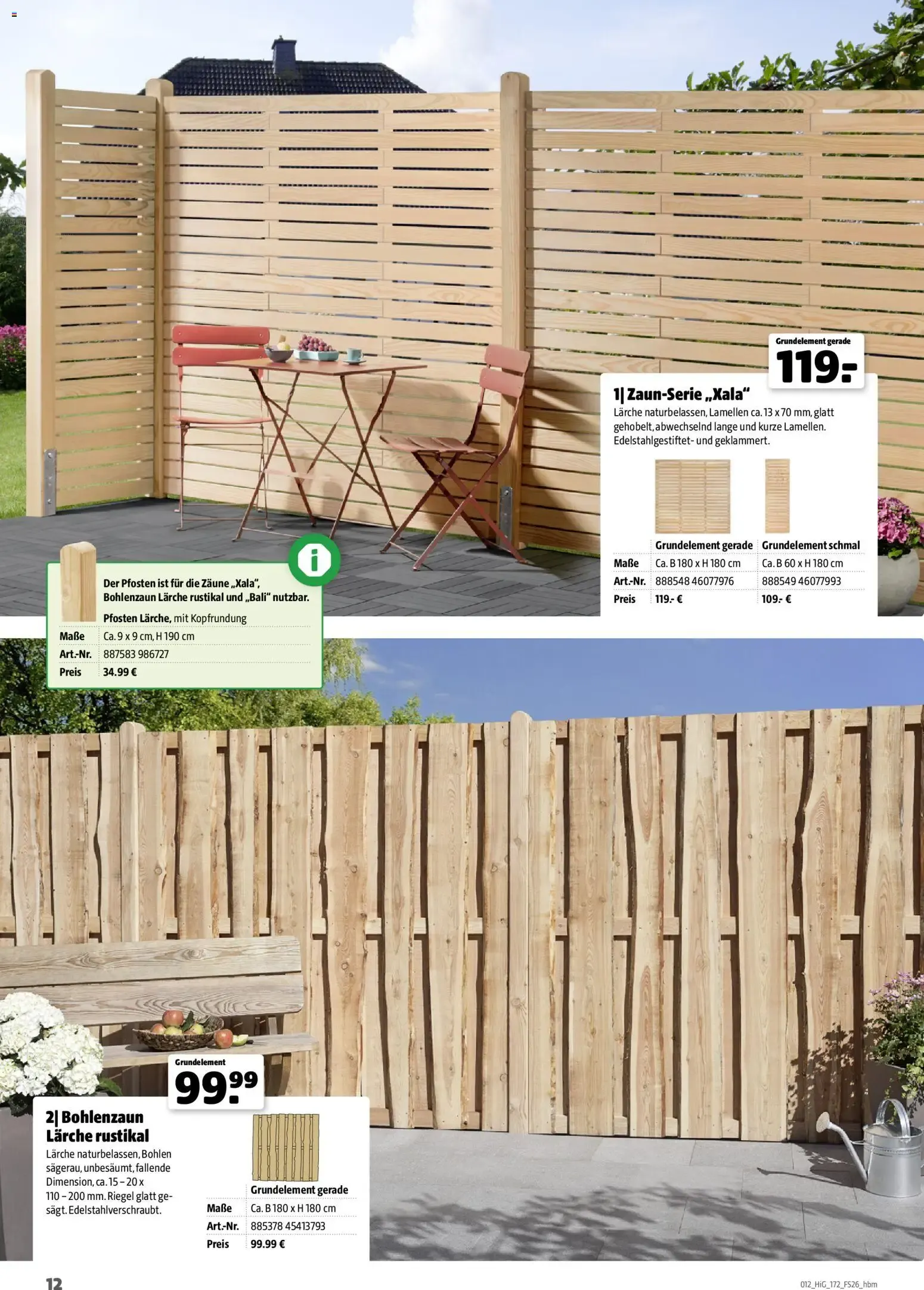 Hagebau Gartengestaltungsortiment (ab 02.03.2026) zum Blättern von 2. März bis 31. Dezember 2026 - Prospekt seite 12