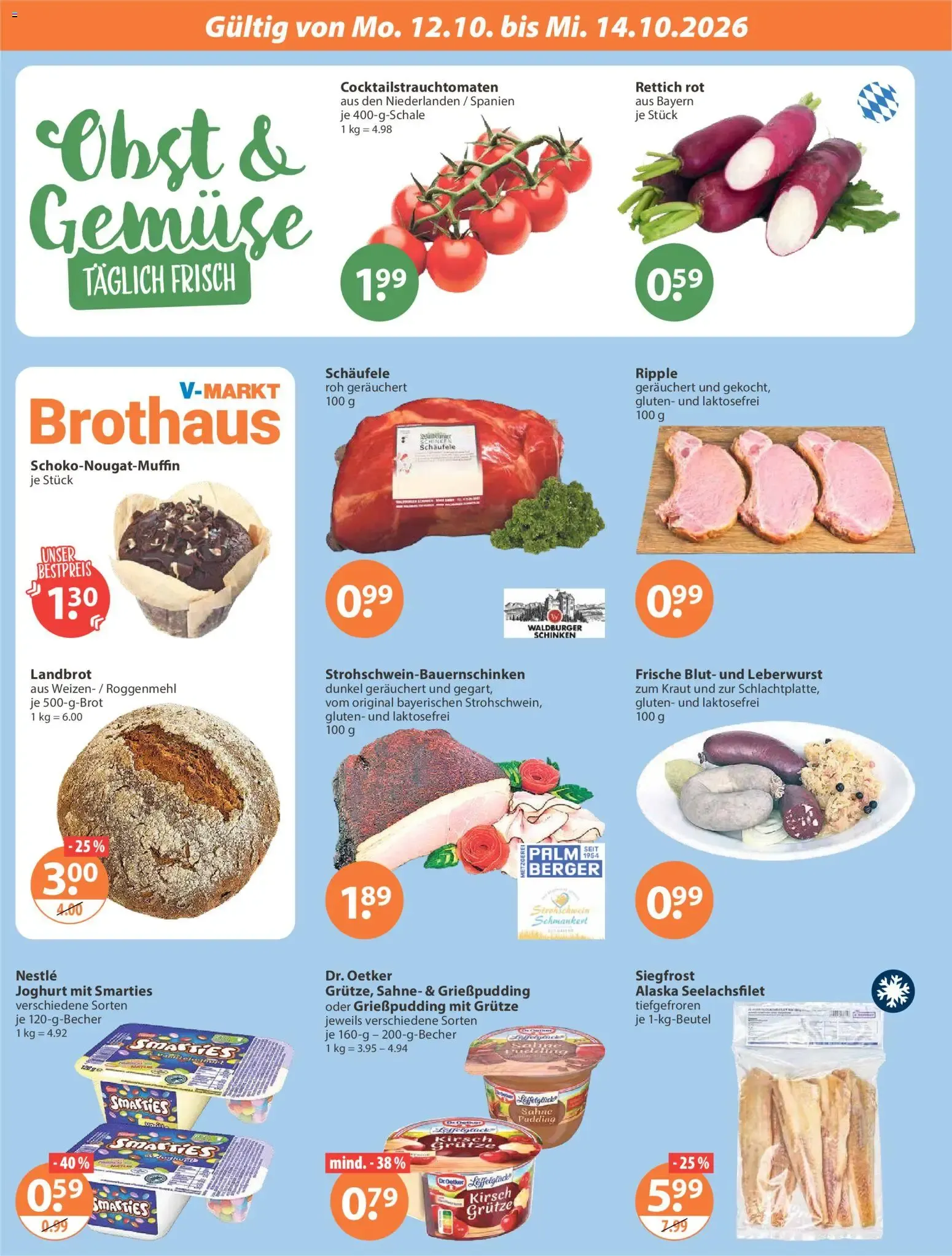 Angebote V-Markt Angebote (ab 08.10.2026) von 8. Oktober bis 14. Oktober 2026 - Prospekt seite 24