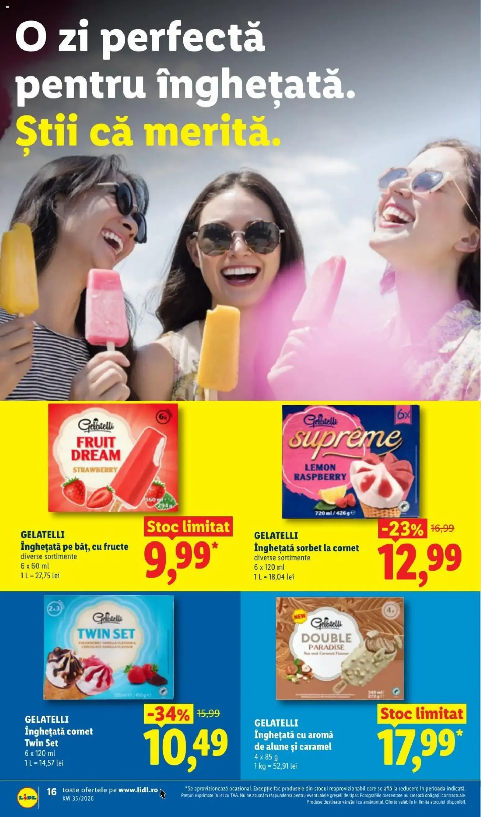 Catalog LIDL: Ieftin și înainte, și după ziua de salariu (Ofertas del 24 al 30 de agosto de 2026) de la 24 august până la 30 august 2026 - Revista Pagina 16