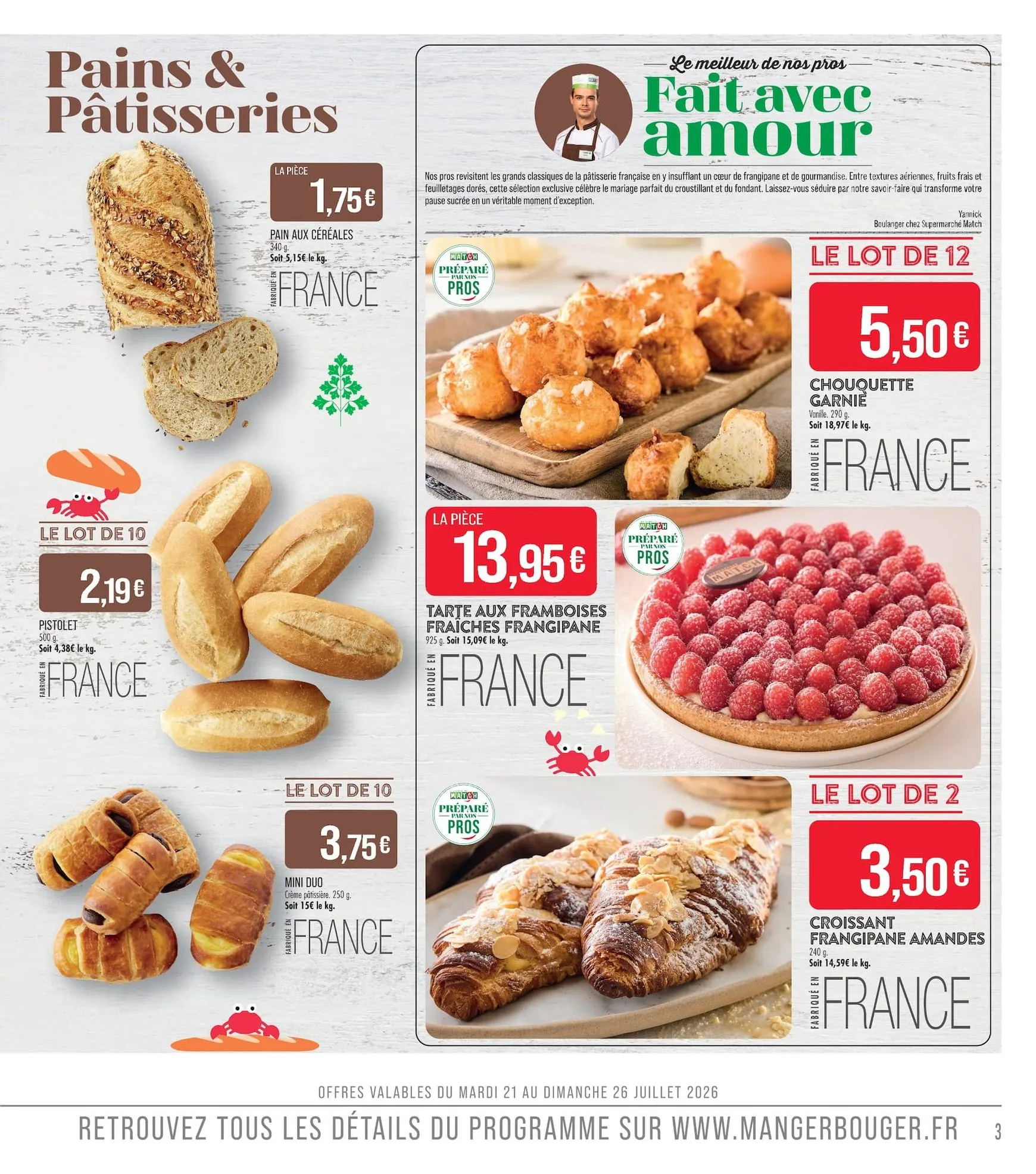 Supermarché Match - Prix Coûtant y Les Bons Plans de l'été du 21 juillet au 2 août 2026 - Catalogue page 3
