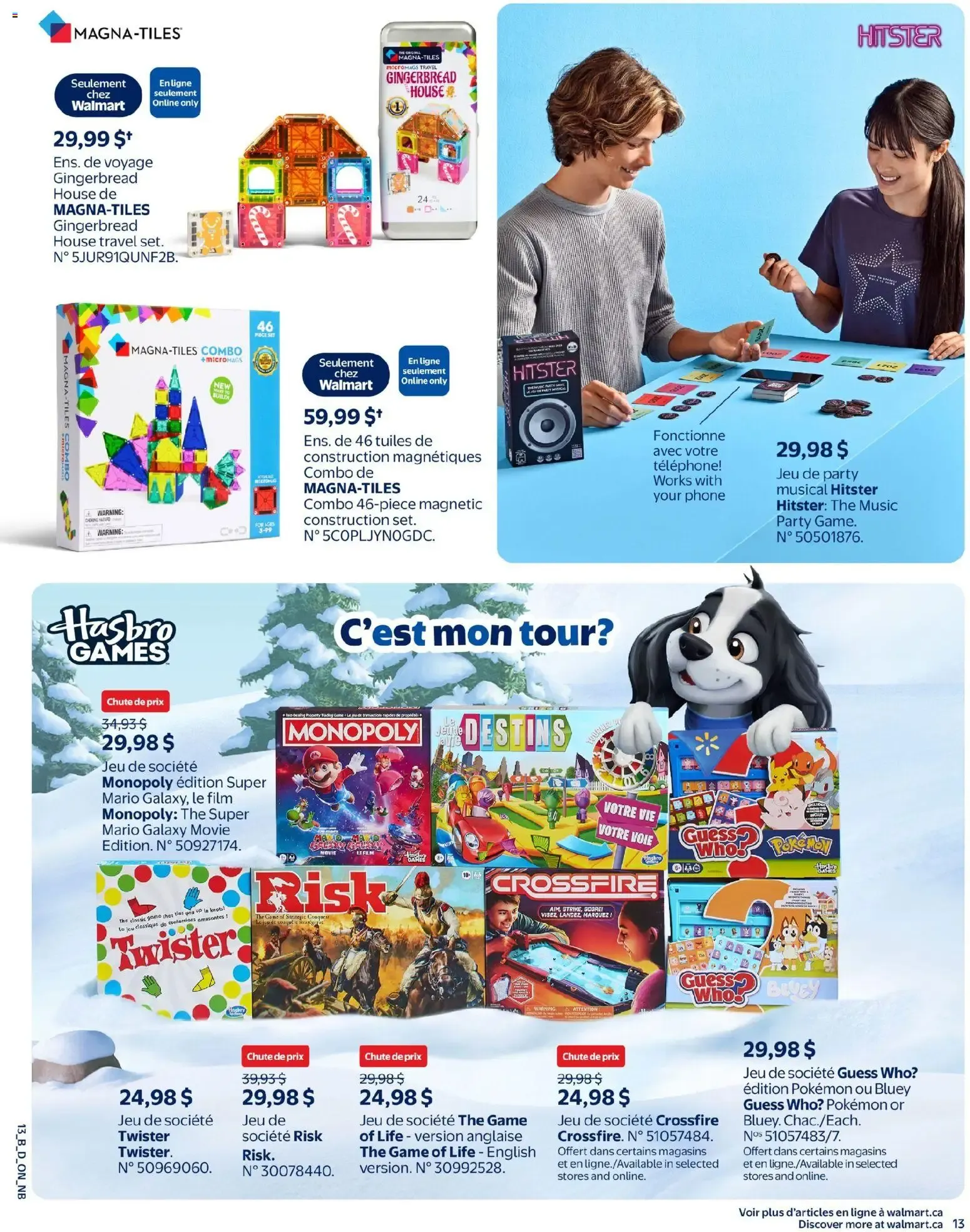 Walmart circulaire - Livret des jouets from Oct 15, 2026 > weekly specials & deals from October 15 to December 23 2026 - flyer page 17