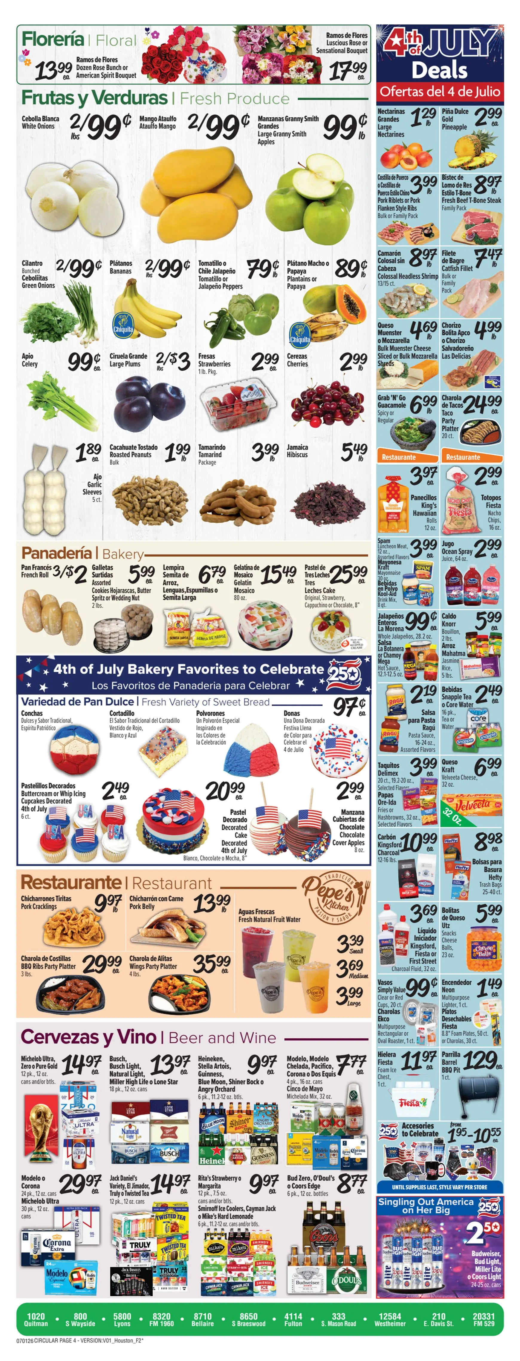 Weekly ad Current Fiesta Mart - Houston leaflet valid from Wednesday 07/01/2026 to Tuesday 07/07/2026 from July 1 to July 7 2026 - Page 4