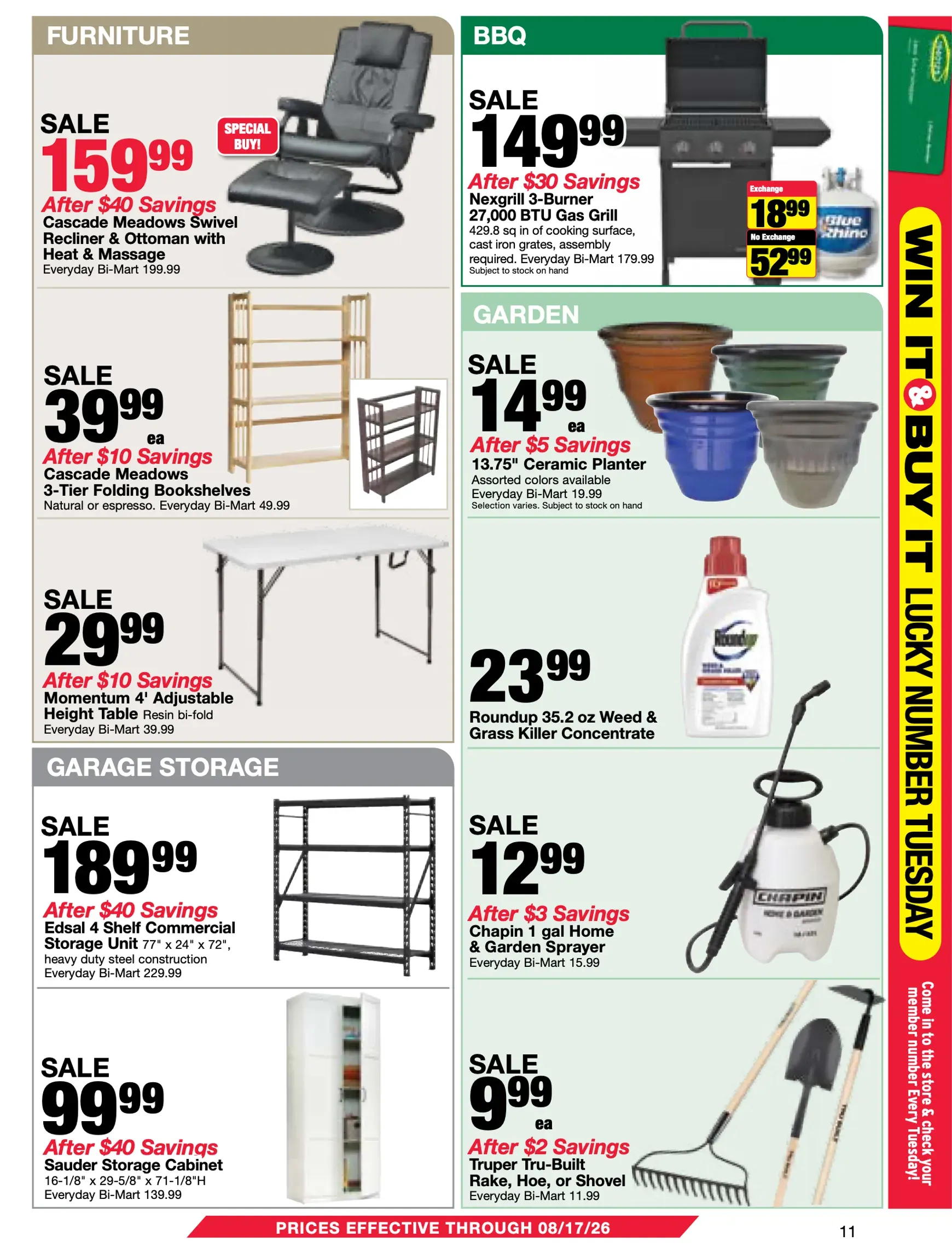 Weekly ad Current Bi-Mart leaflet valid from Tuesday 07/28/2026 to Monday 08/17/2026 from July 28 to August 17 2026 - Page 11