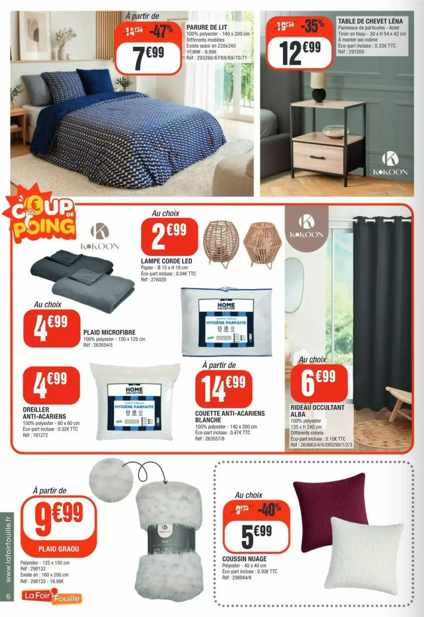 La Foir'Fouille - L'Essentiel de la Rentrée du 24 août au 30 août 2026 - Catalogue page 6