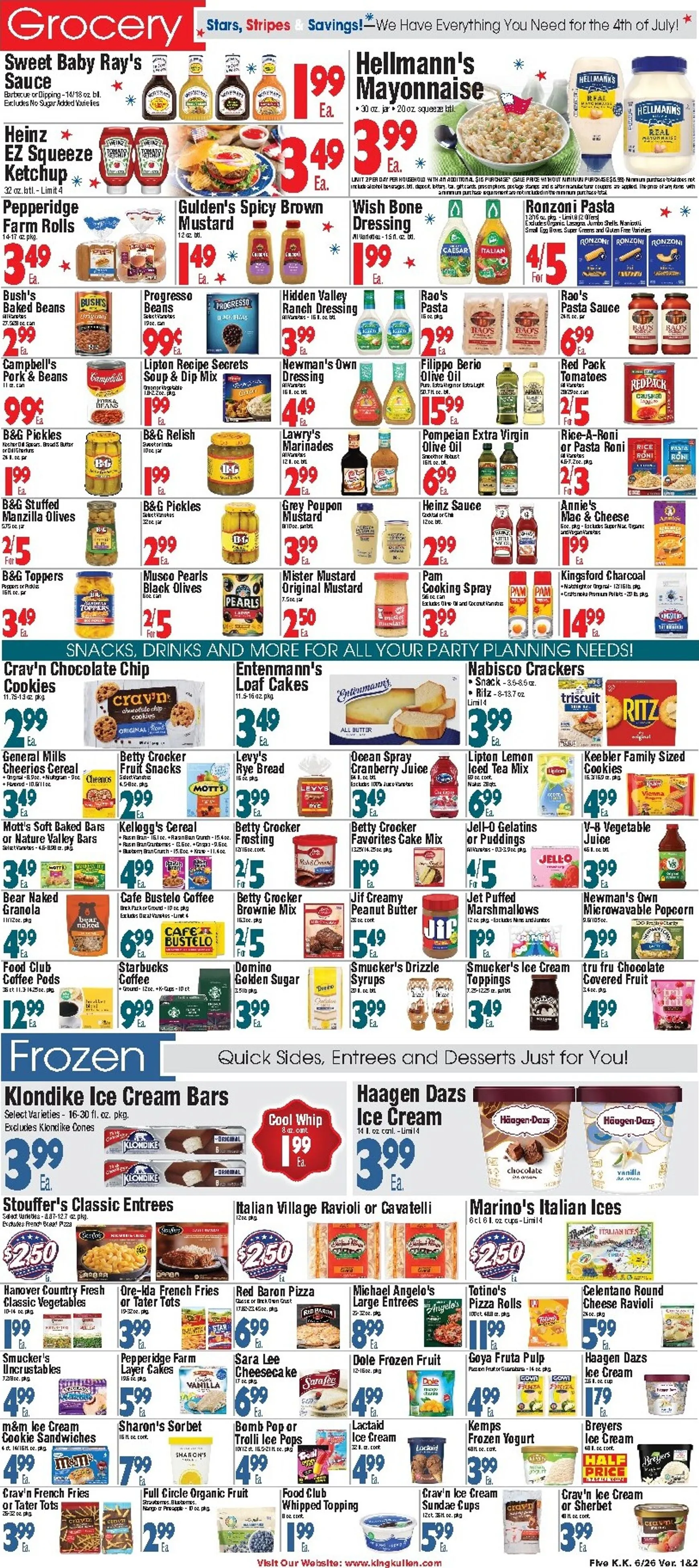 Weekly ad Current King Kullen leaflet valid from Friday 06/26/2026 to Thursday 07/02/2026 from June 26 to July 2 2026 - Page 5