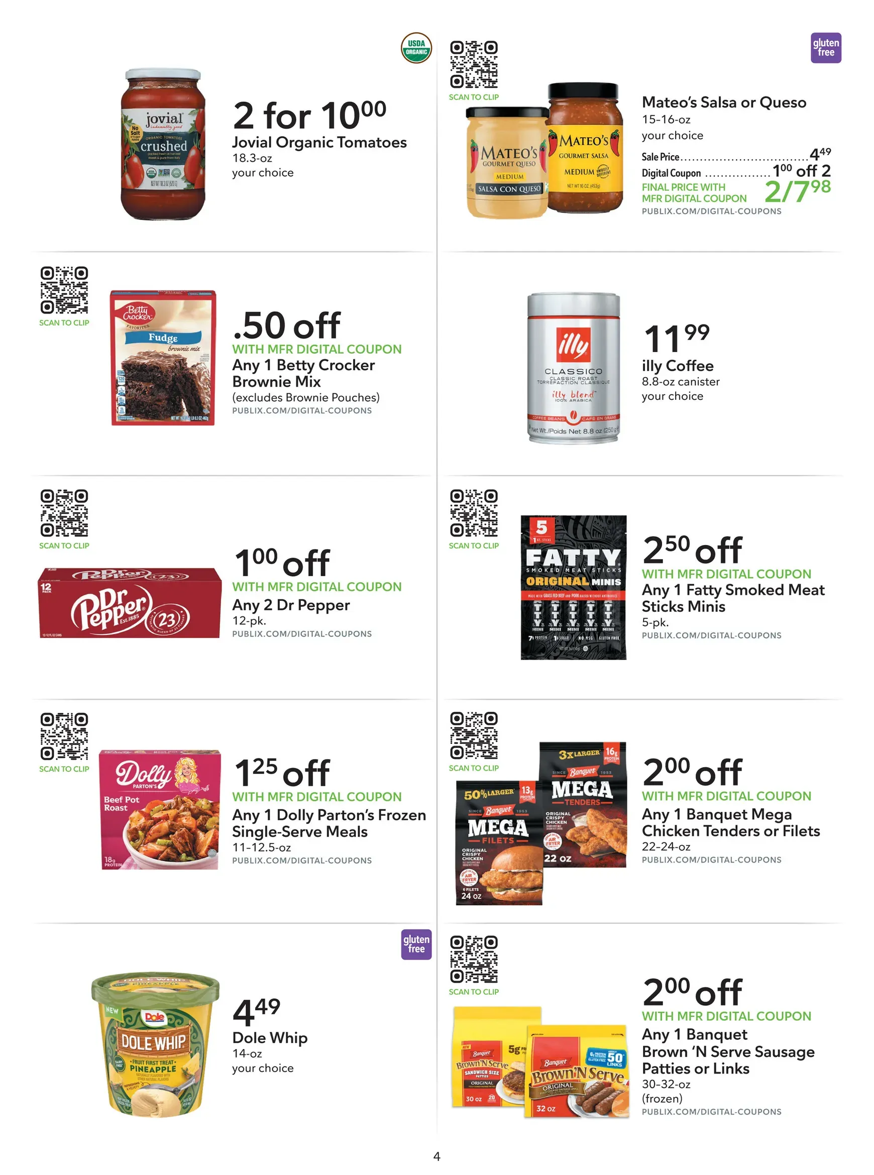 Weekly promotion Current Publix - Extra Savings leaflet valid from Thursday 08/13/2026 to Wednesday 08/26/2026 spanning from August 13 to August 26 2026 - Page 4 for Catalogue 365