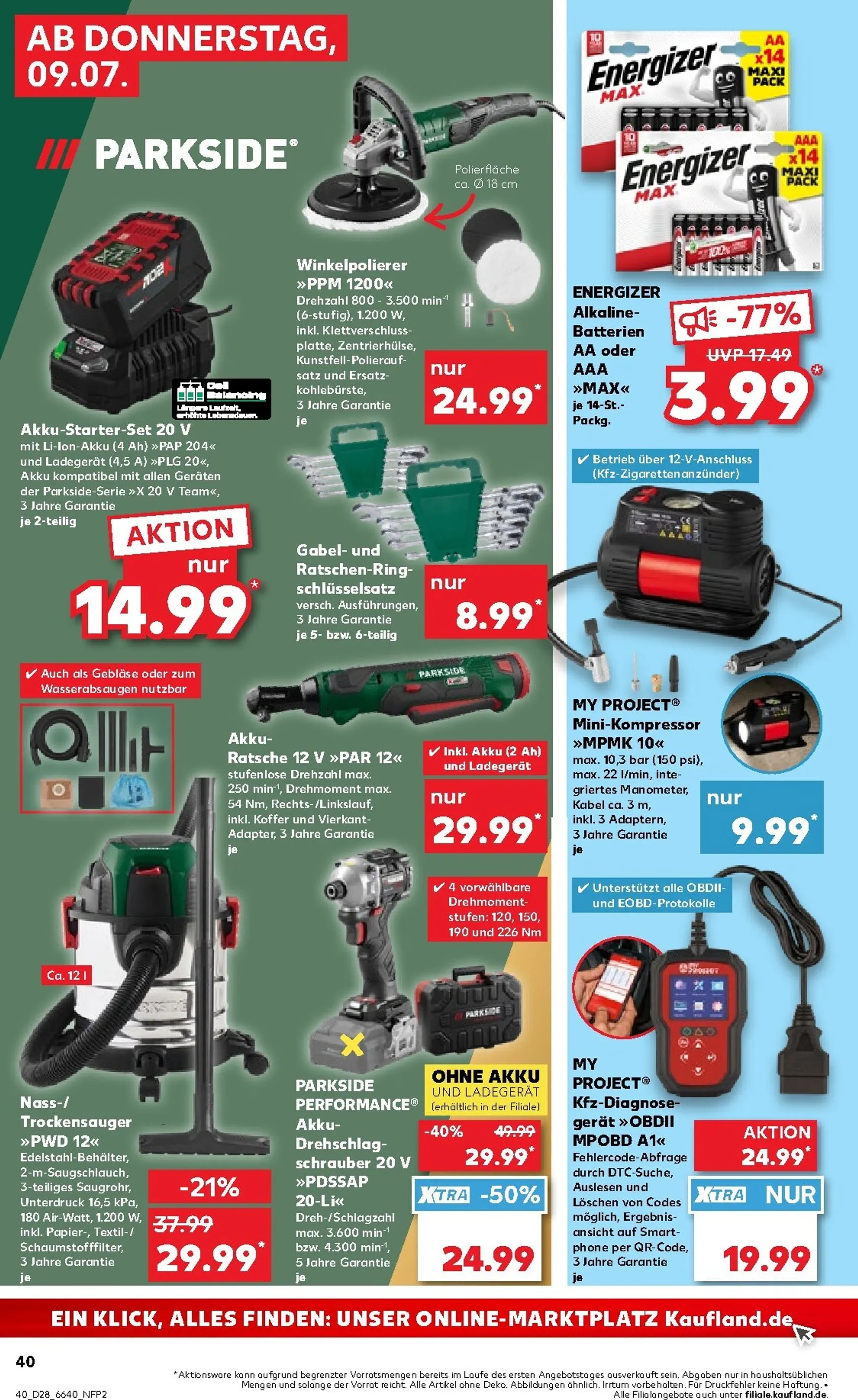 Kaufland Prospekt nächste Woche – von Donnerstag 09.07.2026 bis Mittwoch 15.07.2026 von 9. Juli bis 15. Juli 2026 - Prospekt seite 40