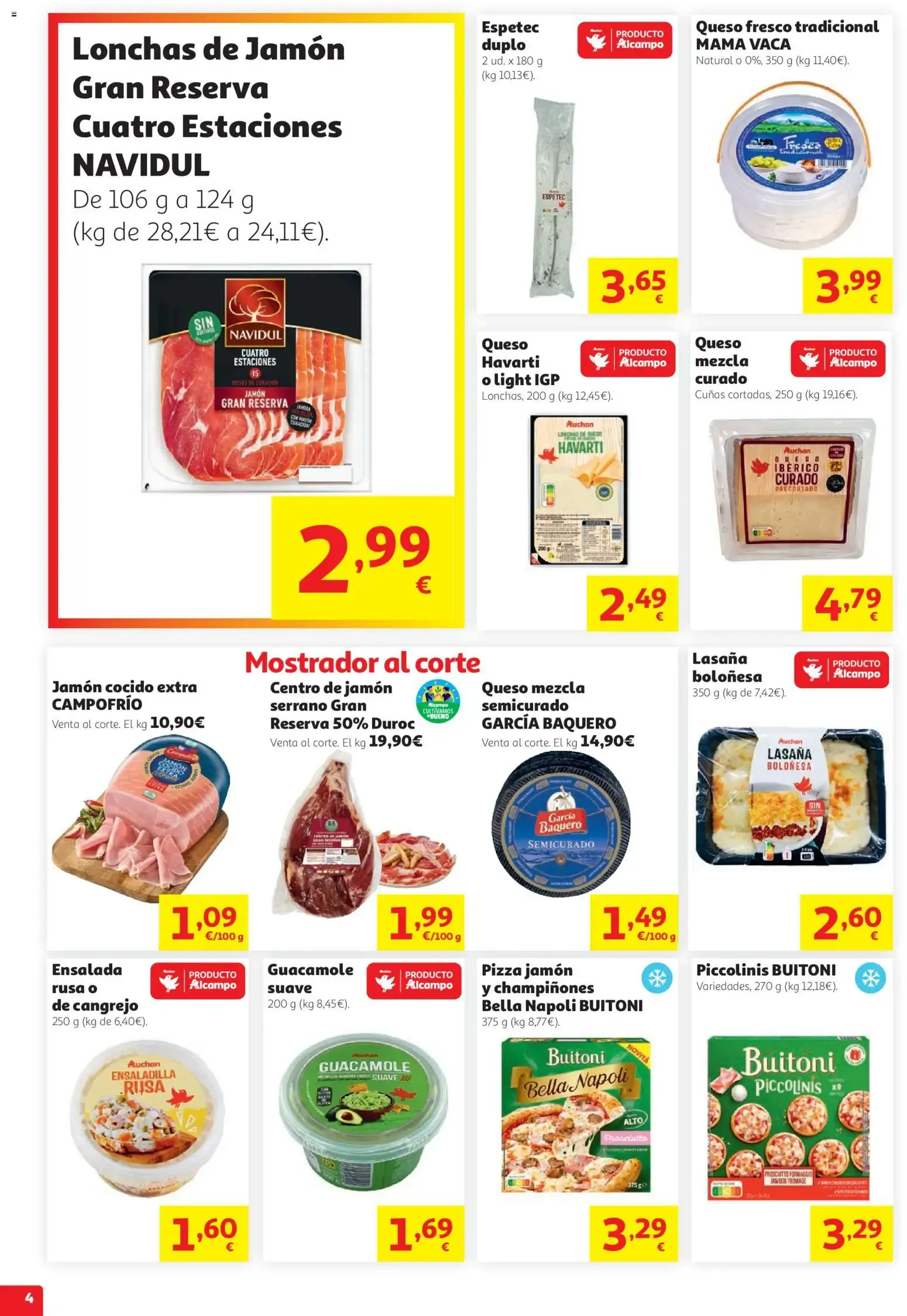 Catálogo de Alcampo: Sales ganando - Vuelve a llenar tu nevera 13 de agosto al 26 de agosto 2026 - Página 4