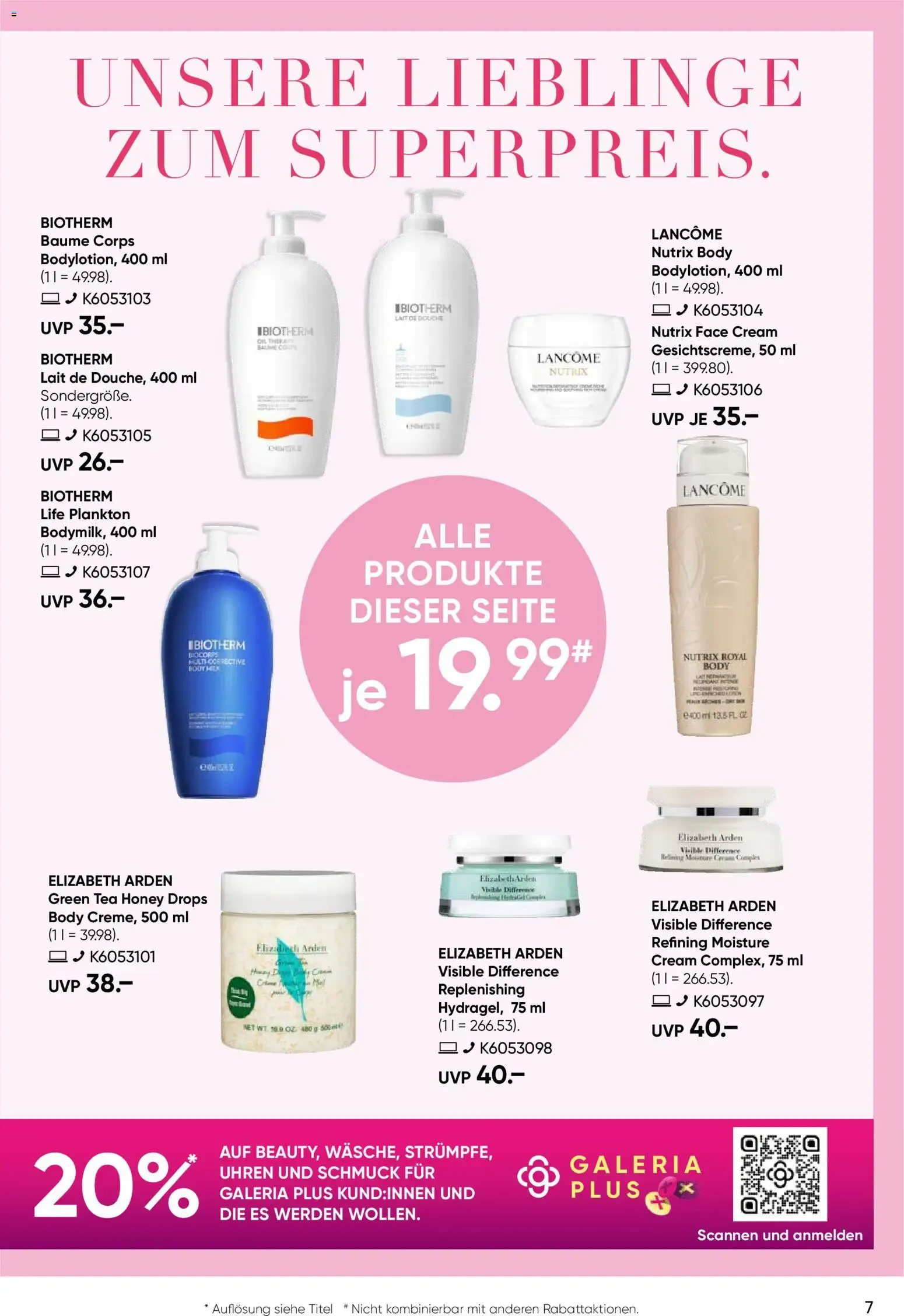 Galeria Beauty Days - Ofertas de Perfumería y Más von 28. September bis 11. Oktober 2026 - Prospekt seite 7