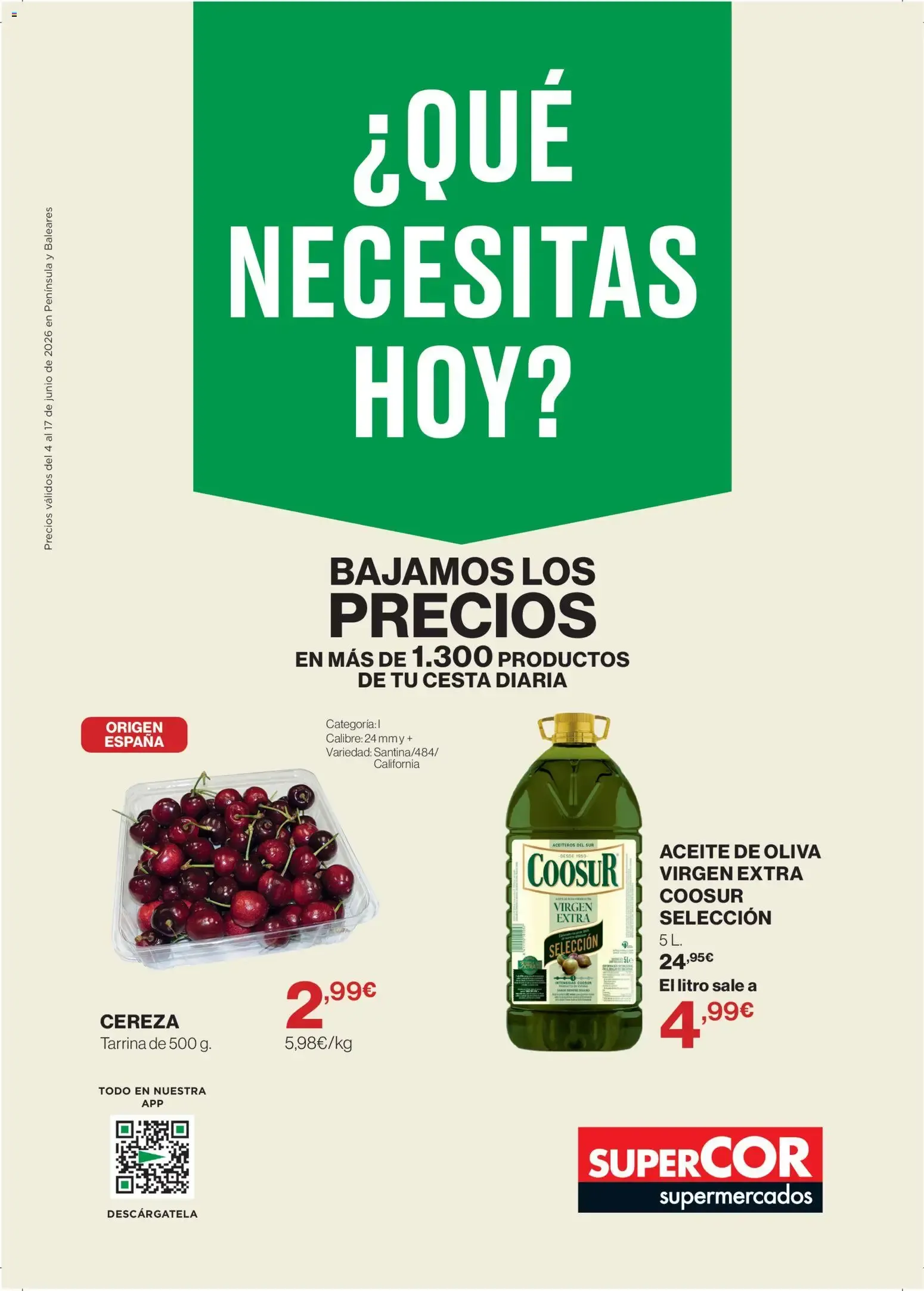 Catálogo de Supercor folleto 04/06/2026 - 17/06/2026 4 de junio al 17 de junio 2026 - Página 1