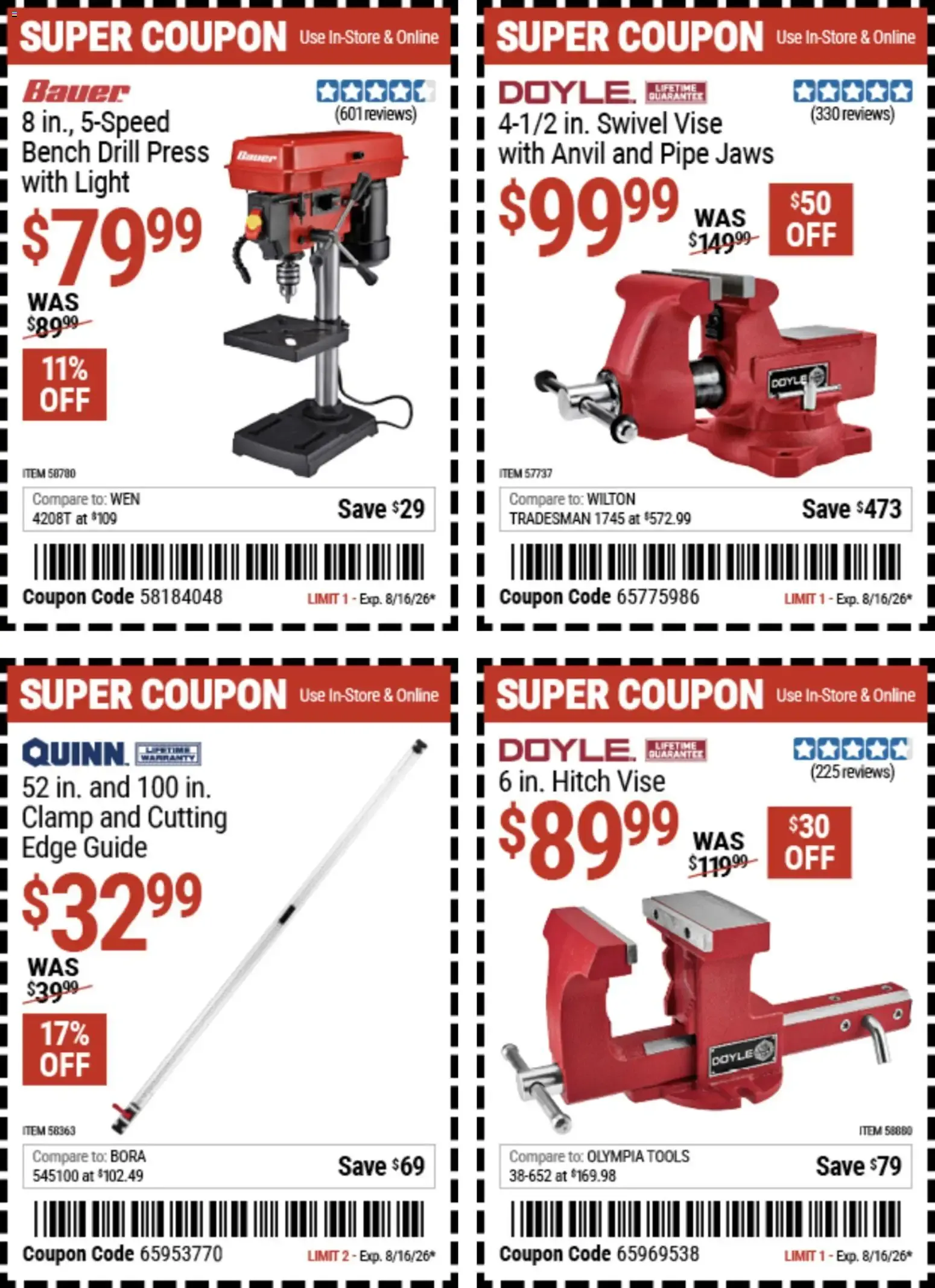 Weekly ad Harbor Freight Weekly Ad (08/03 - 08/16 2026) - Flyer from August 3 to August 16 2026 - Page 22