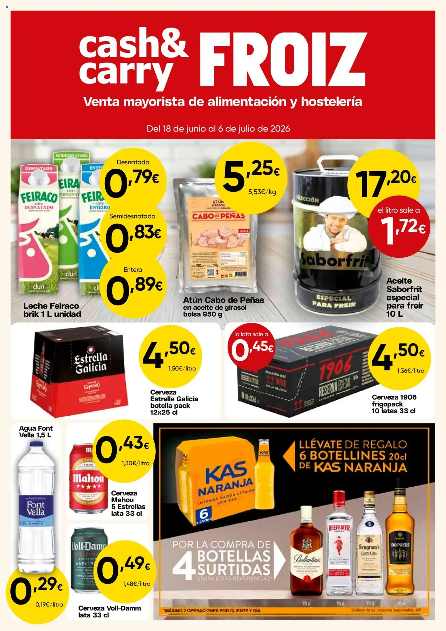 Catálogo de Froiz - Folleto Cash del 18/06/2026 | Ofertas 18 de junio al 6 de julio 2026 - Página 1