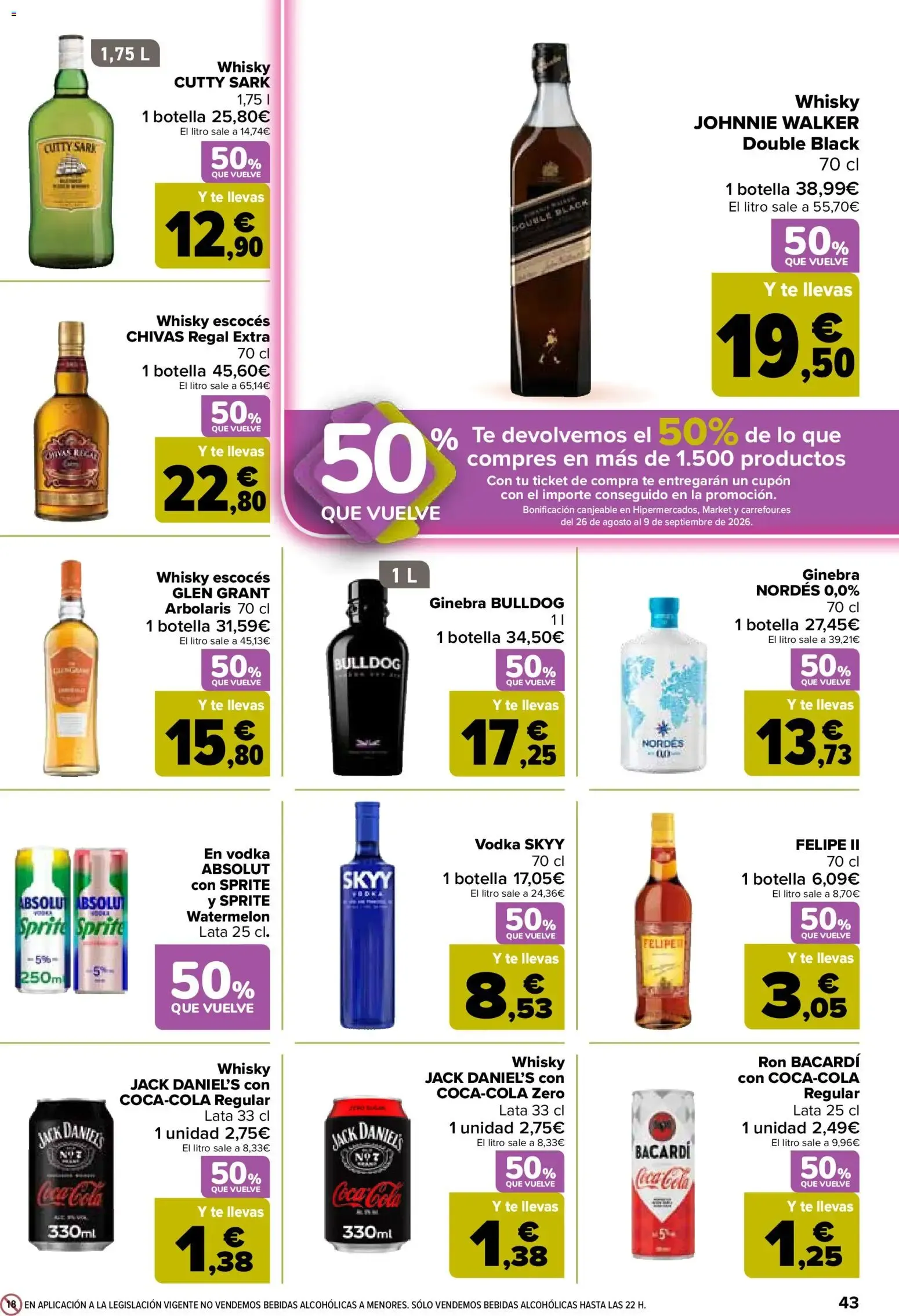 Catálogo de Carrefour folleto del 11/08/2026 | Catálogo 11 de agosto al 25 de agosto 2026 - Página 45