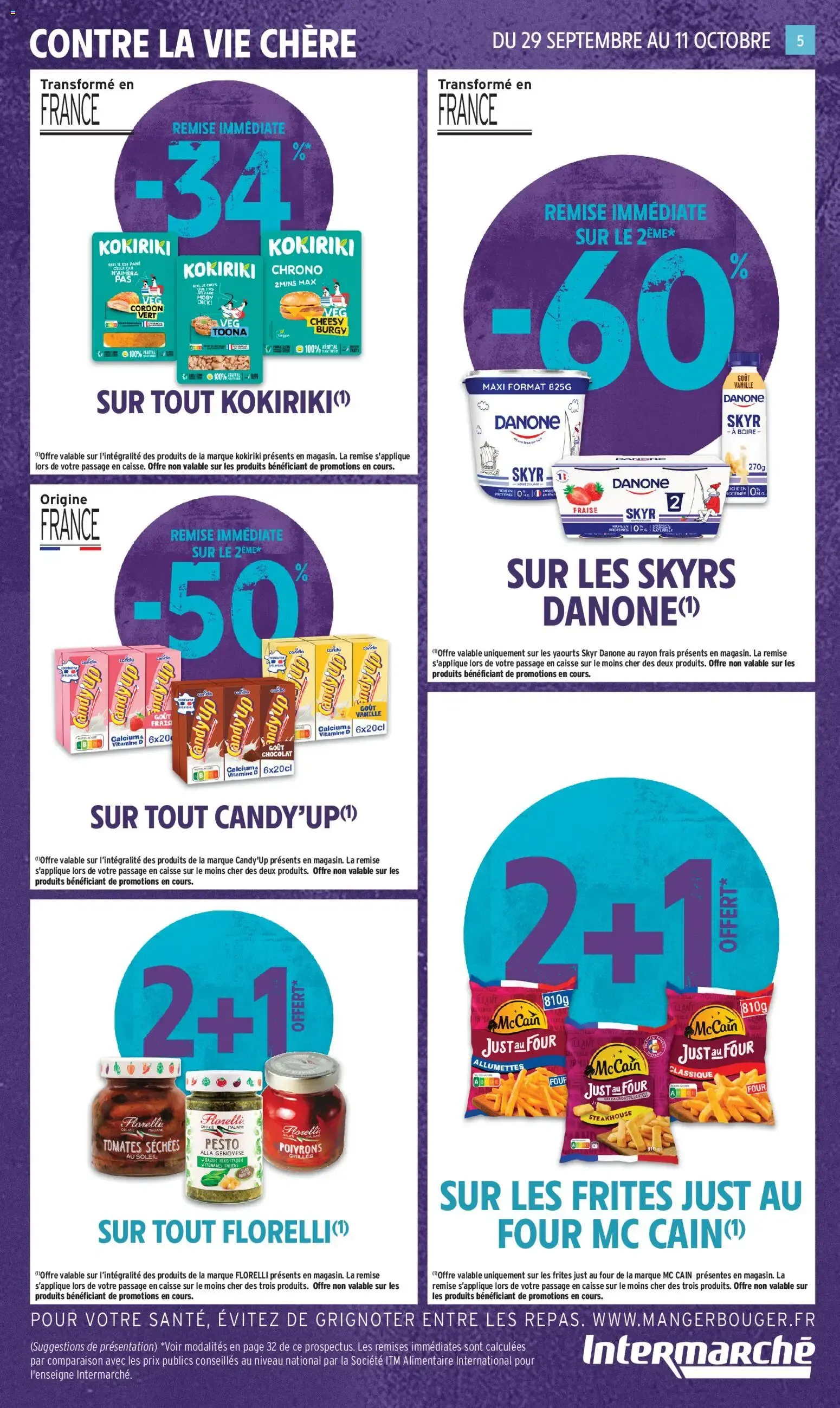 Intermarché - Anniversaire: 100% remboursés en bons d'achat du 29 septembre au 11 octobre 2026 - Catalogue page 5