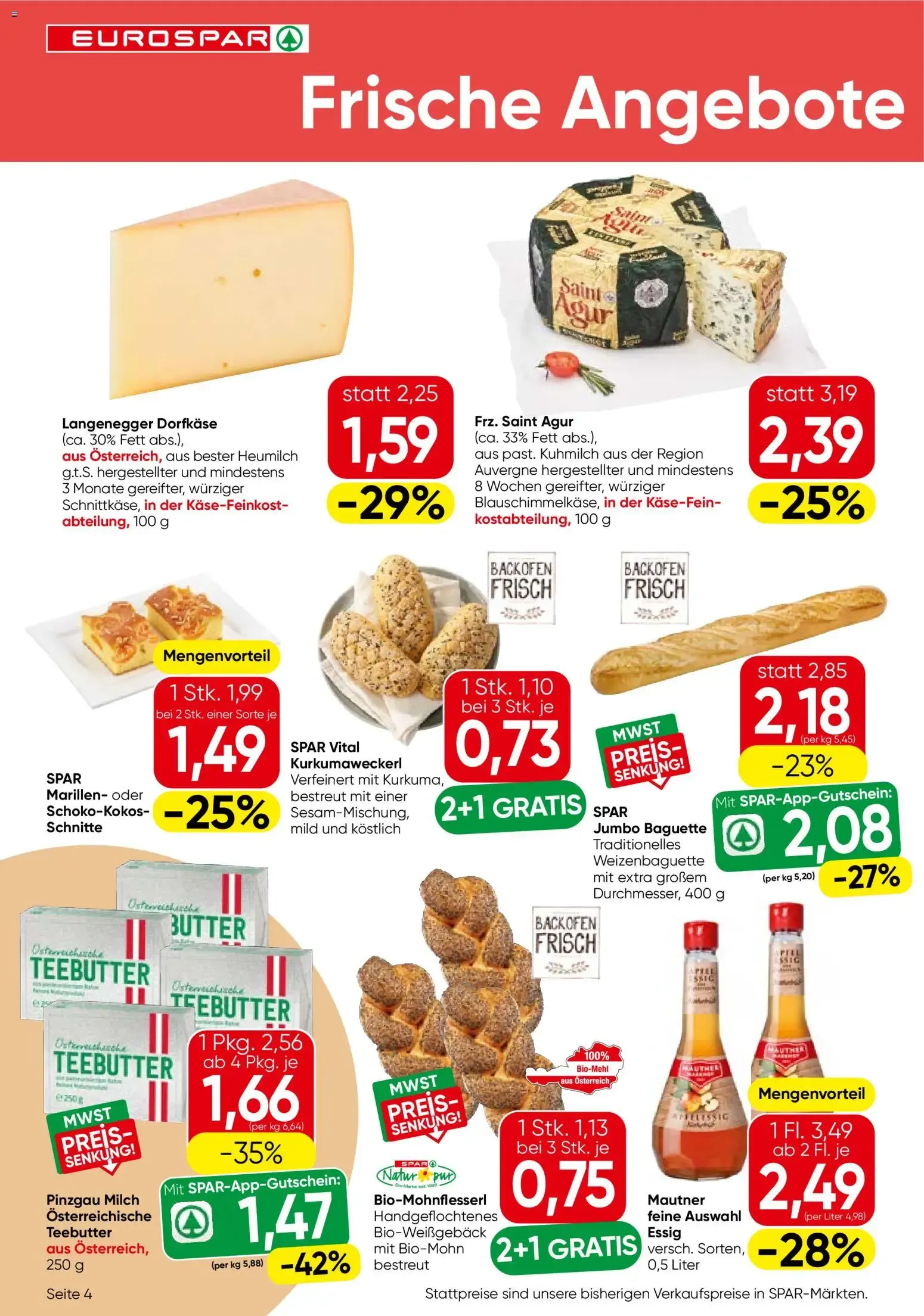 Eurospar Flugblatt von 13.08.2026 - Aktuelle Angebote von 13. August bis 26. August 2026 - Flugblätt seite  4