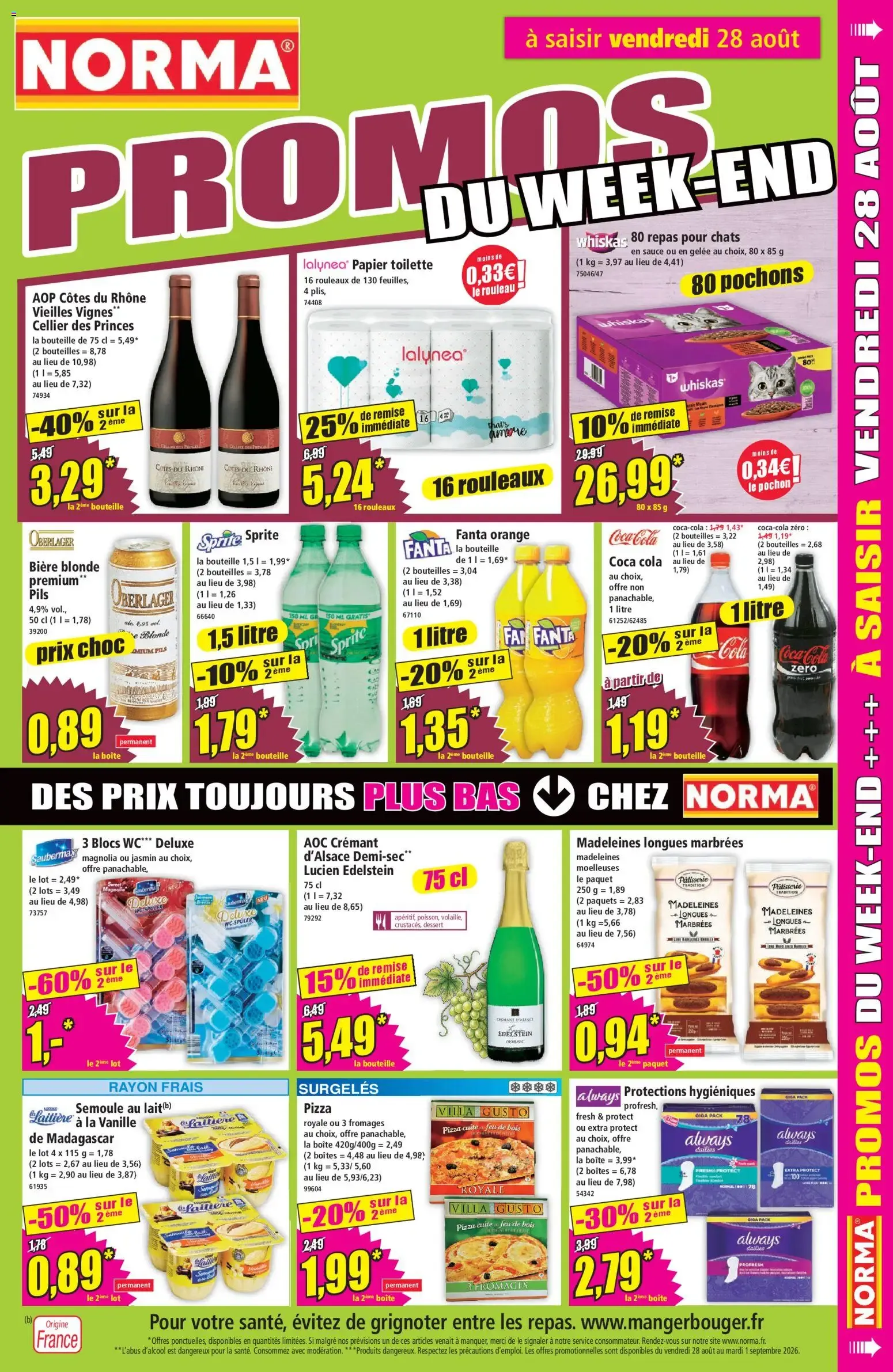 Norma Votre Discounter Régional - Promotions du 26 août du 26 août au 1 septembre 2026 - Catalogue page 11