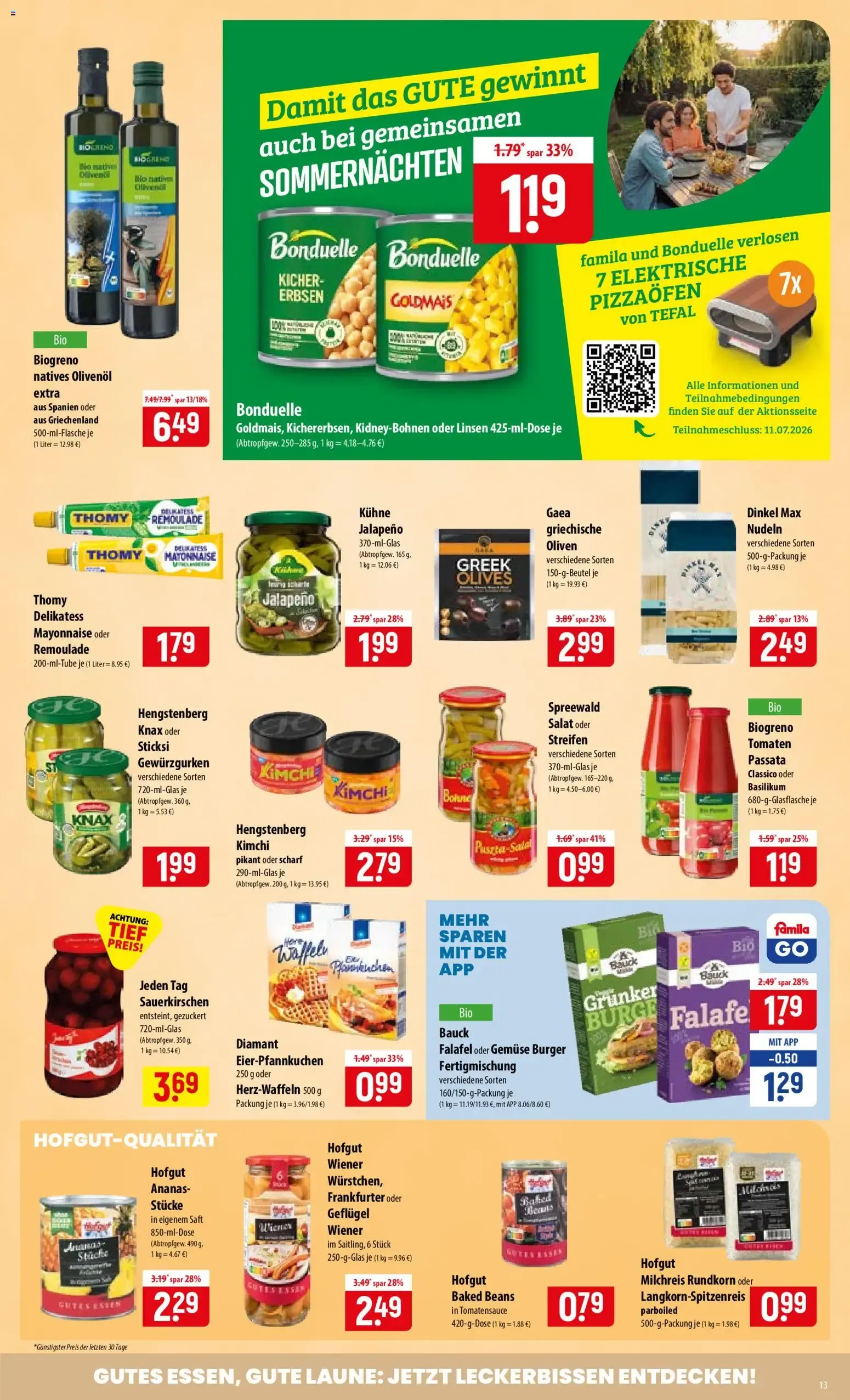 Famila: Besser als gut! Ihr grillt - wir haben die Zutaten! von 29. Juni bis 4. Juli 2026 - Prospekt seite 13