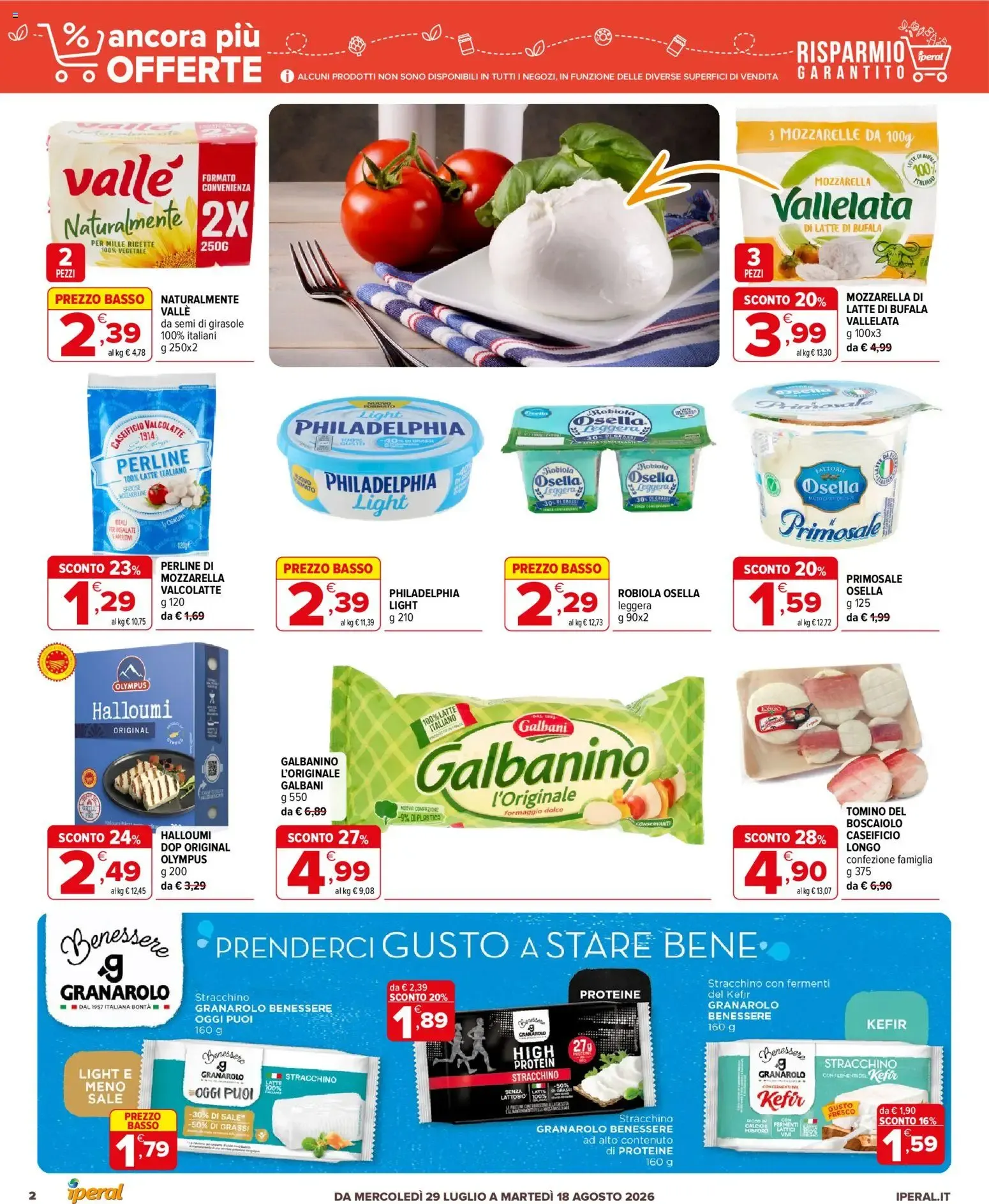 Nuovo Iperal volantino Ancora Più Offerte dal 29/07/2026 > offerte anteprima 🛍️ da 29 luglio a 18 agosto di 2026 - Pagina del volantino 2