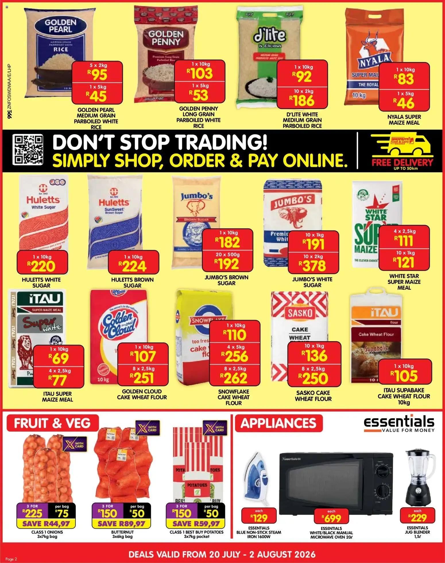 Shoprite Cash & Carry - Load Up for Less from 20 July to 2 August 2026 - Catalogue Page 2